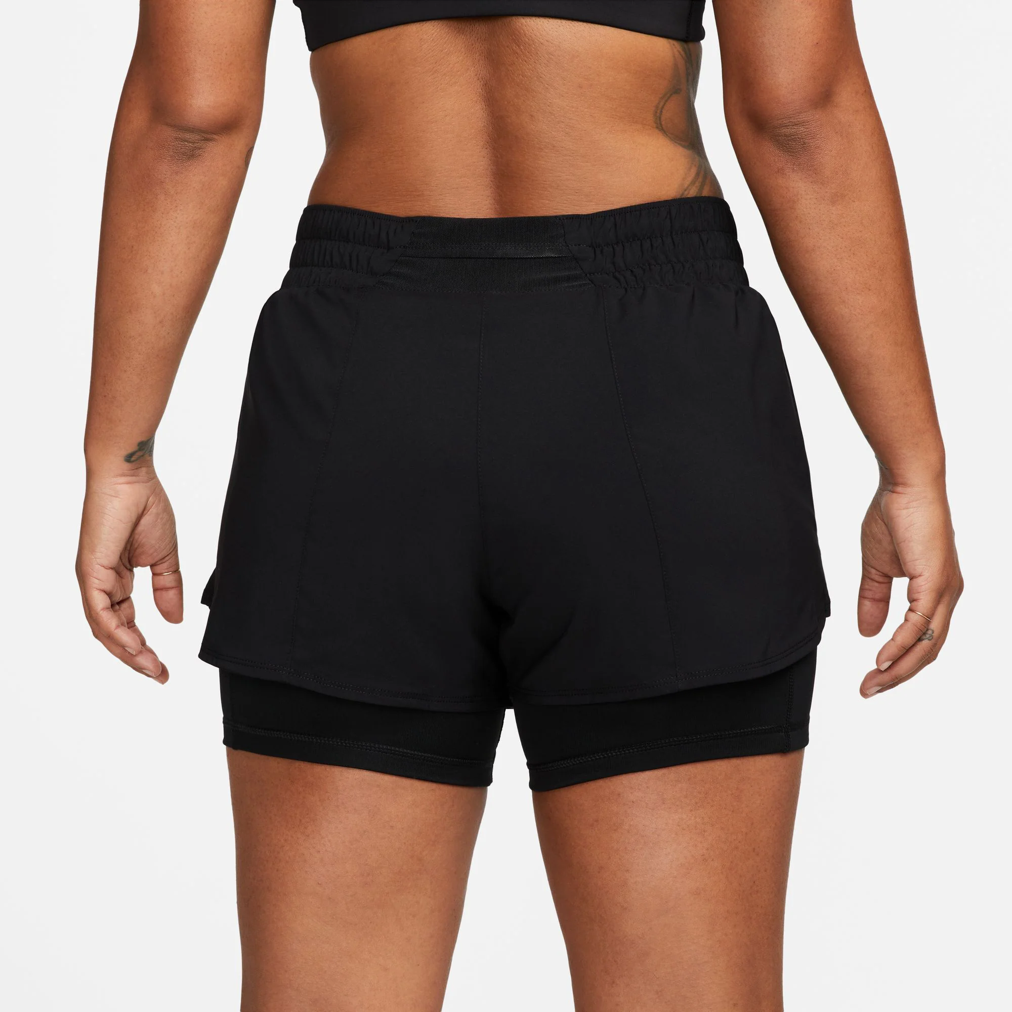 Dri-Fit One MR 2in1 Shorts Mujeres-Negro - Image 6