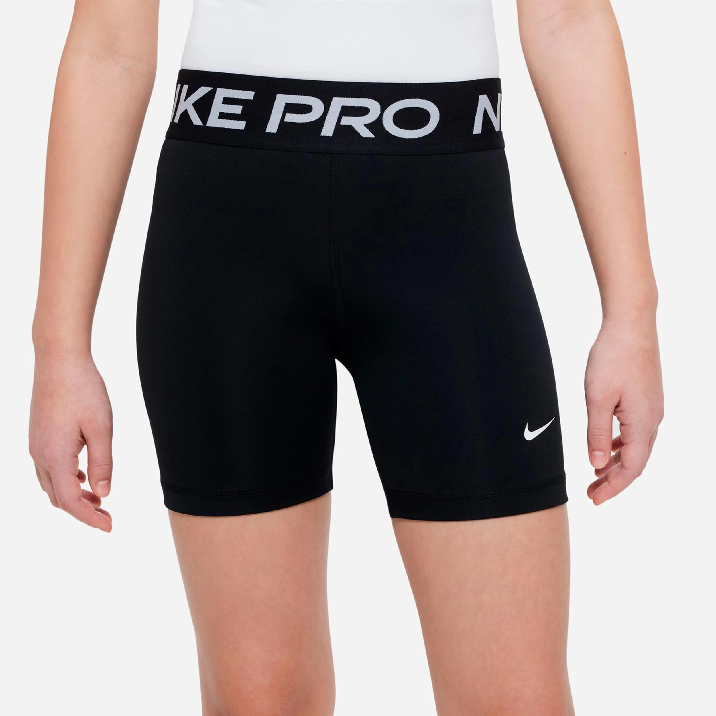 Dri-Fit Pro 5in Shorts con bolsillo para pelota Chicas - negro, blanco