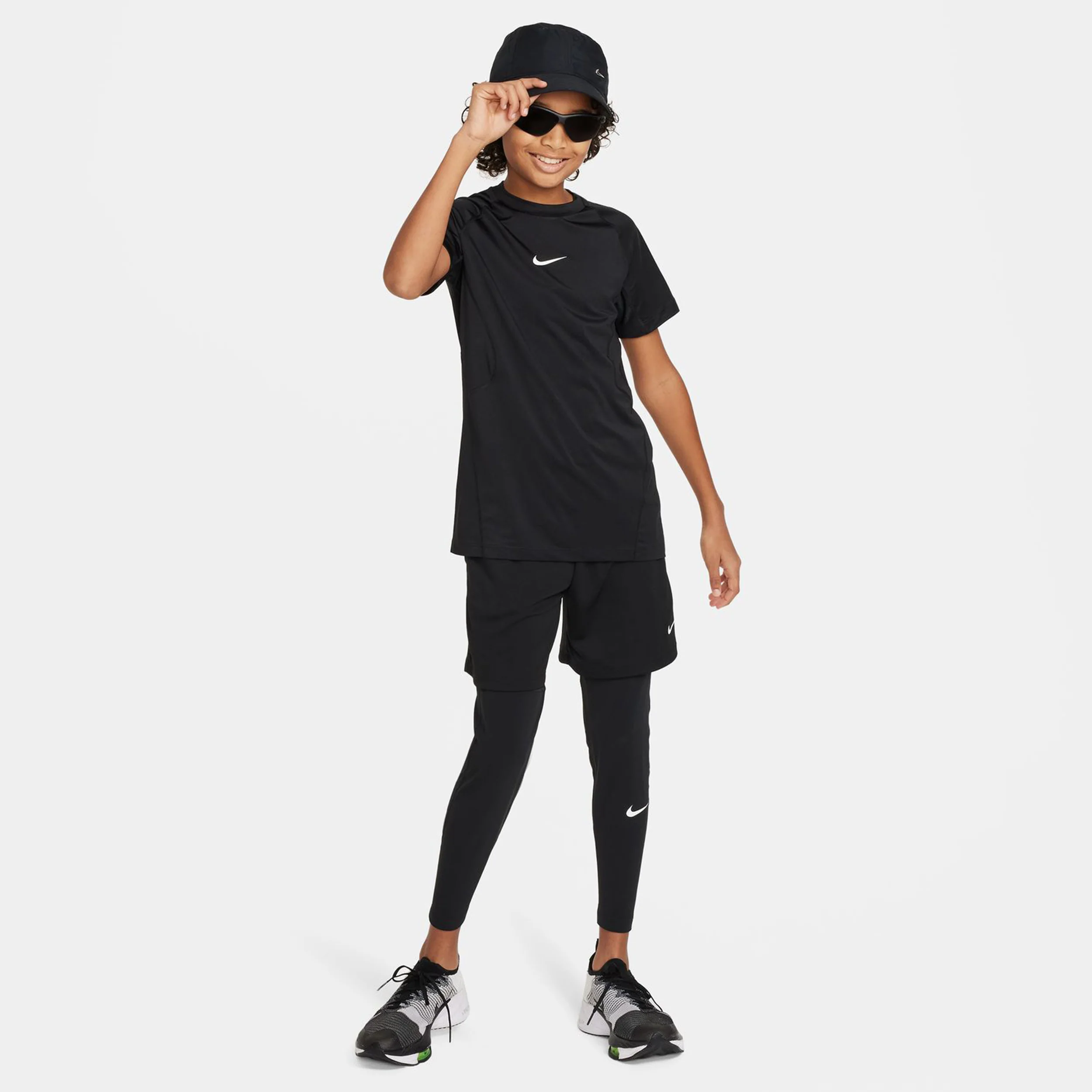 Dri-Fit Pro Camiseta De Manga Corta Chicos-Negro - Image 5