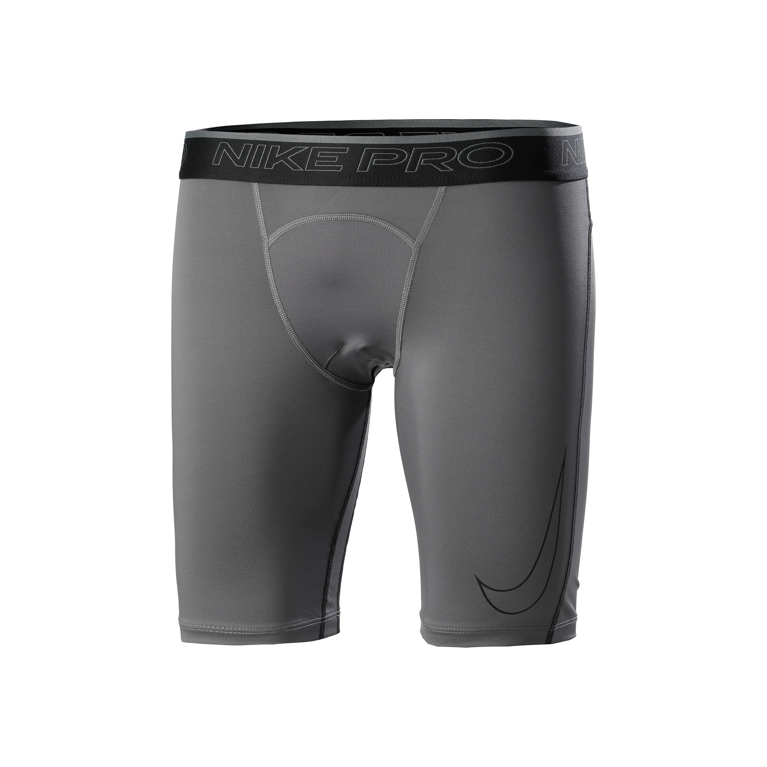 Dri-Fit Pro Long Mallas Para Correr Hombres-Gris,Negro