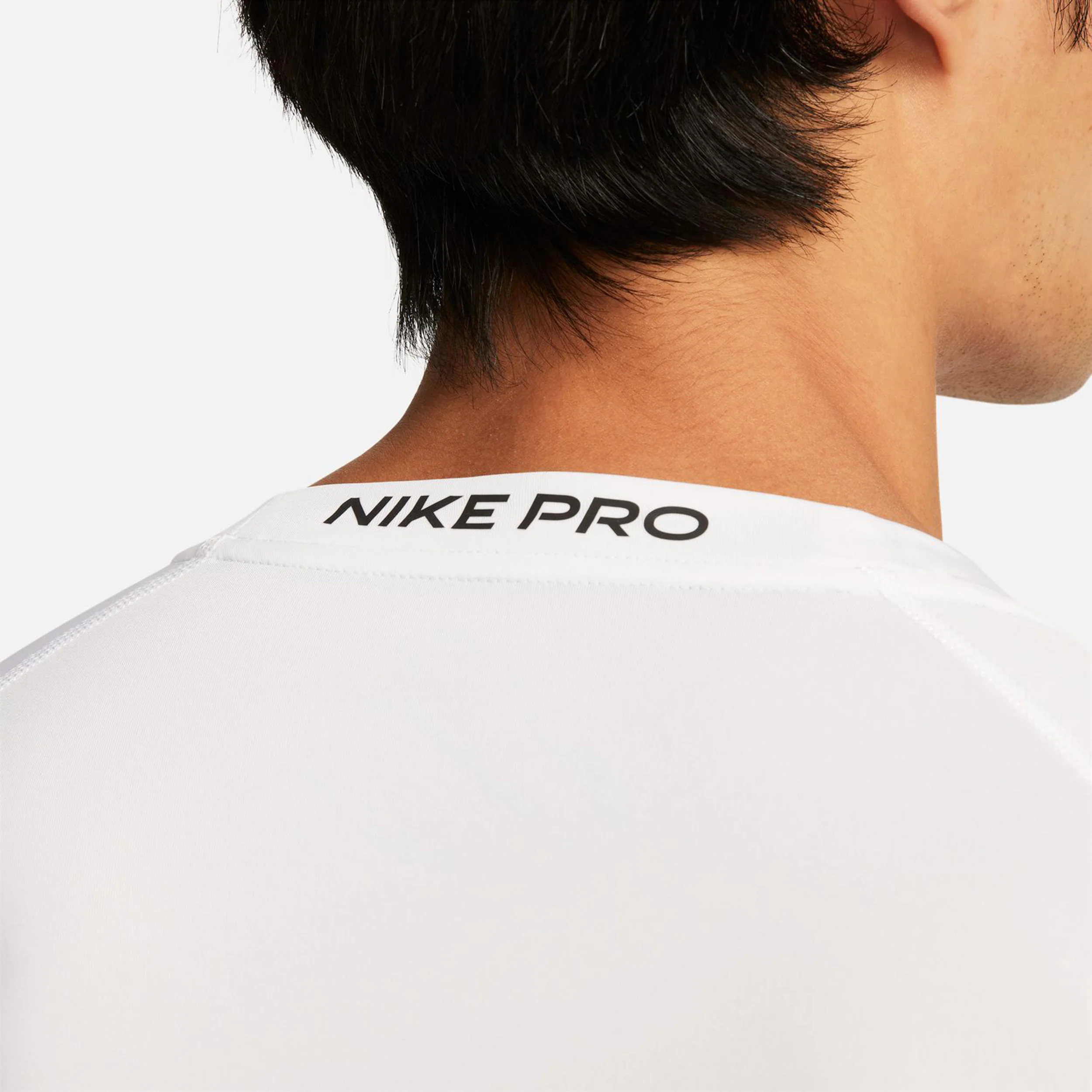Dri-Fit Pro Tight Fitness Camiseta De Manga Corta Hombres-Blanco,Negro - Image 10
