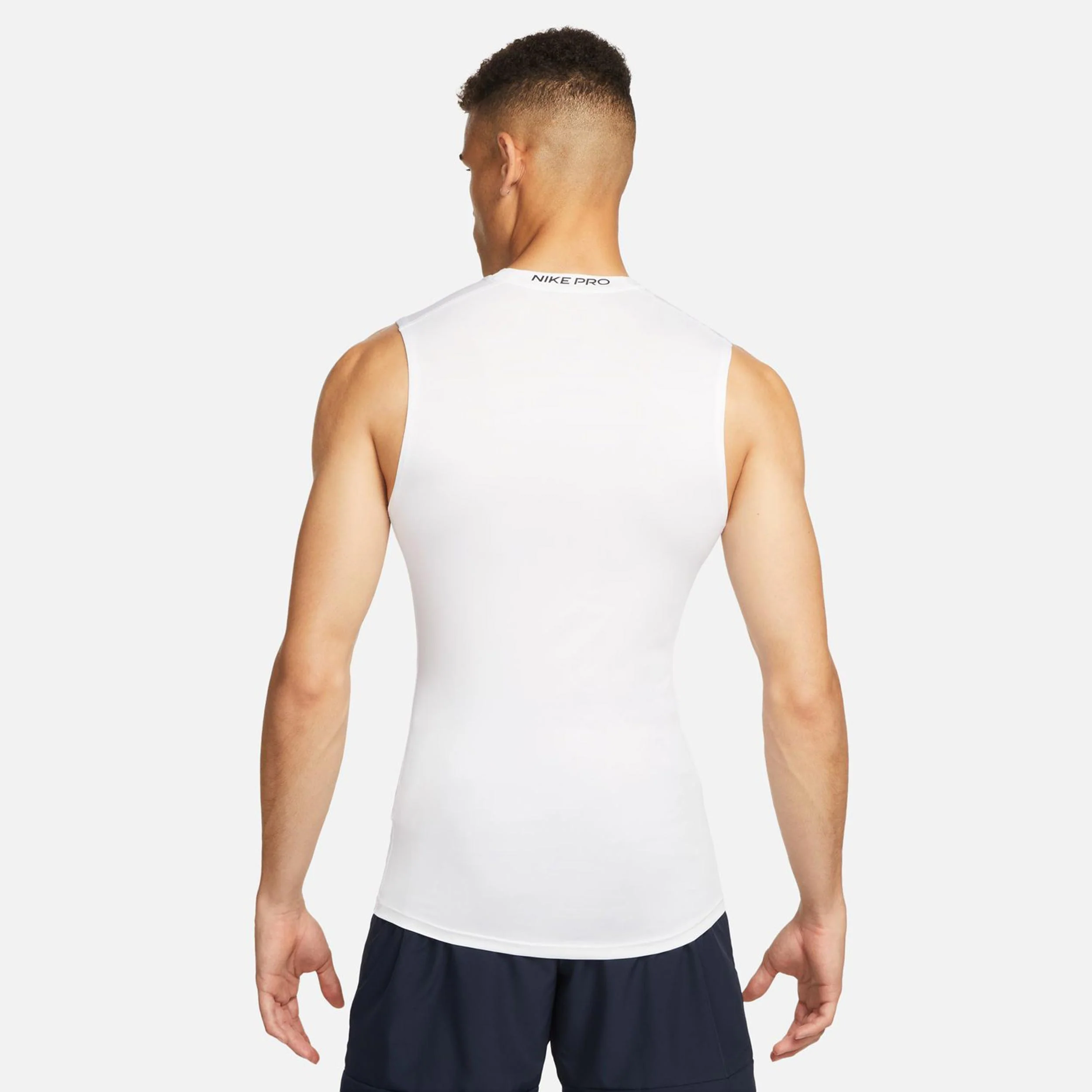 Dri-Fit Pro Tight Fitness Camiseta De Tirantes Hombres-Blanco - Image 6