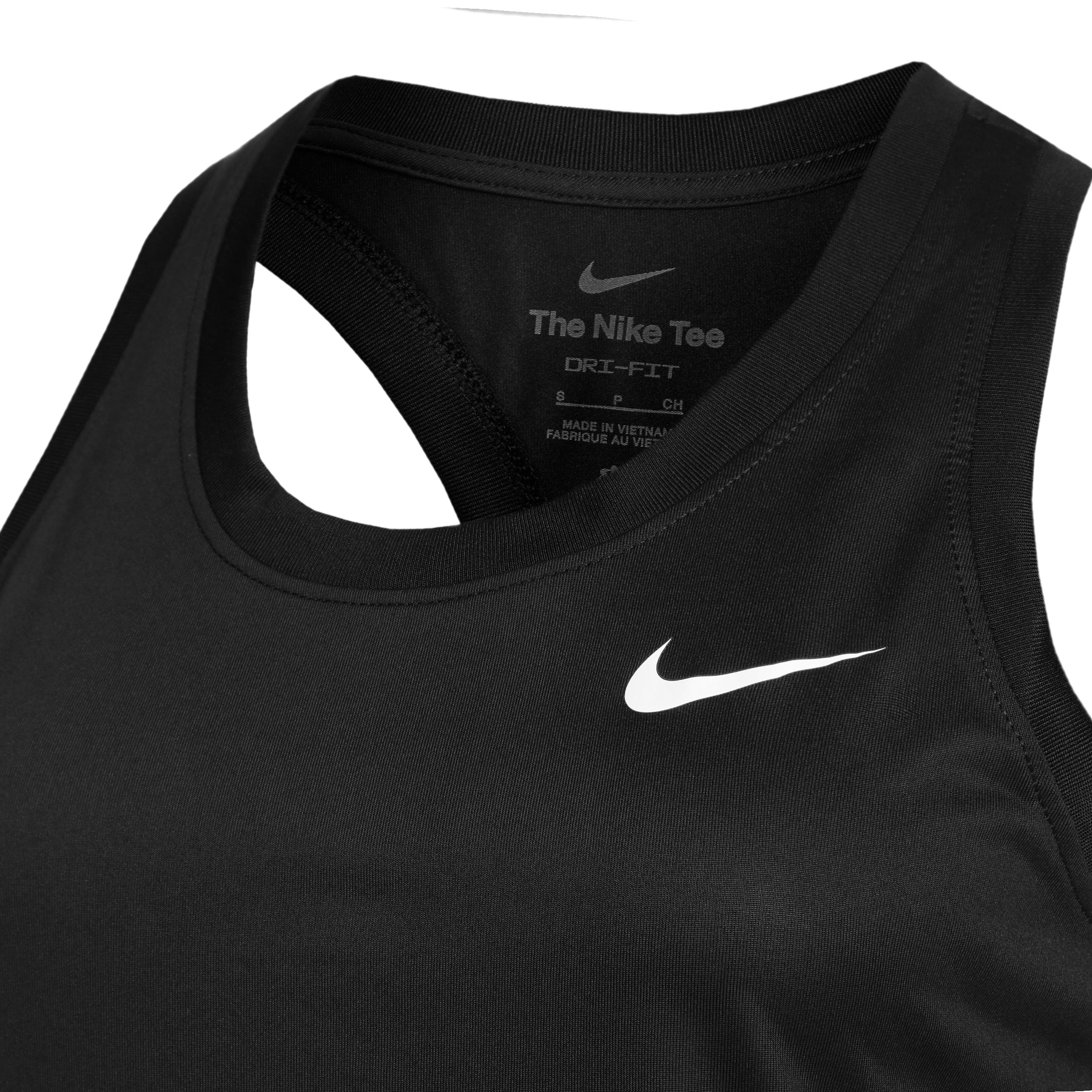 Dri-Fit Racerback Camiseta De Tirantes Mujeres-Negro - Image 3