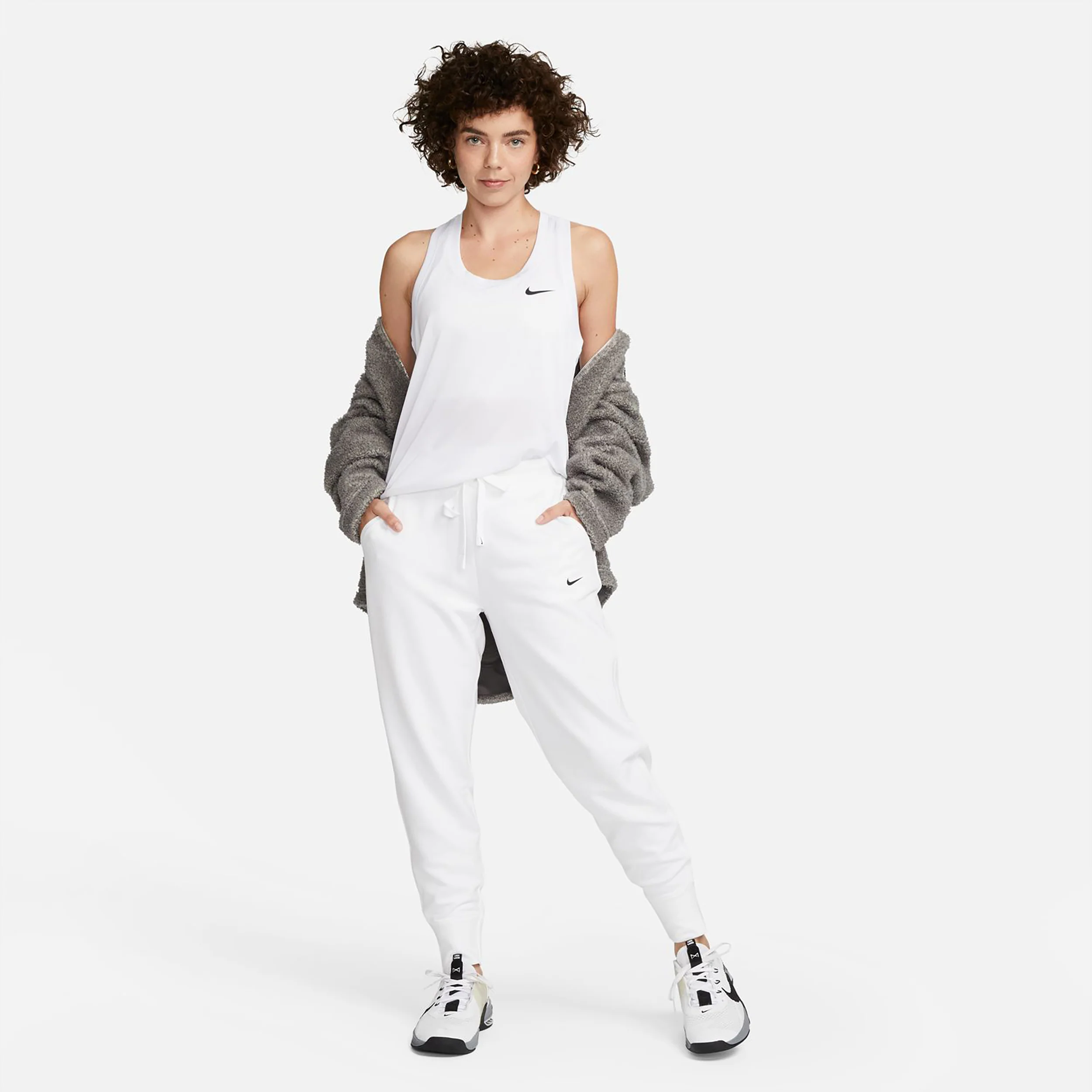 Dri-Fit Regular Racerback Camiseta de tirantes Mujeres - blanco, negro - Image 4