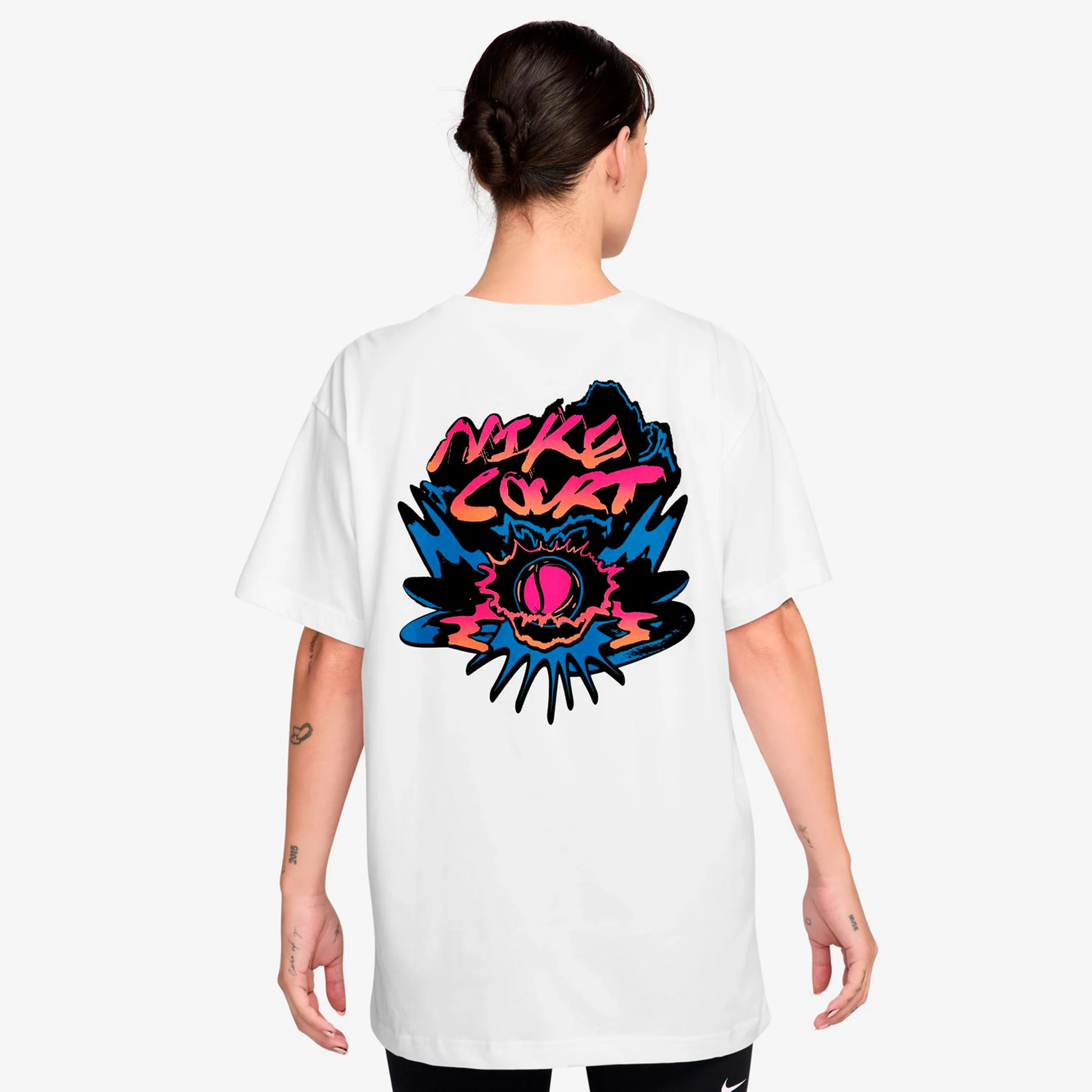 Dri-Fit Slam Oversize Camiseta de manga corta Mujeres-blanco - Image 2