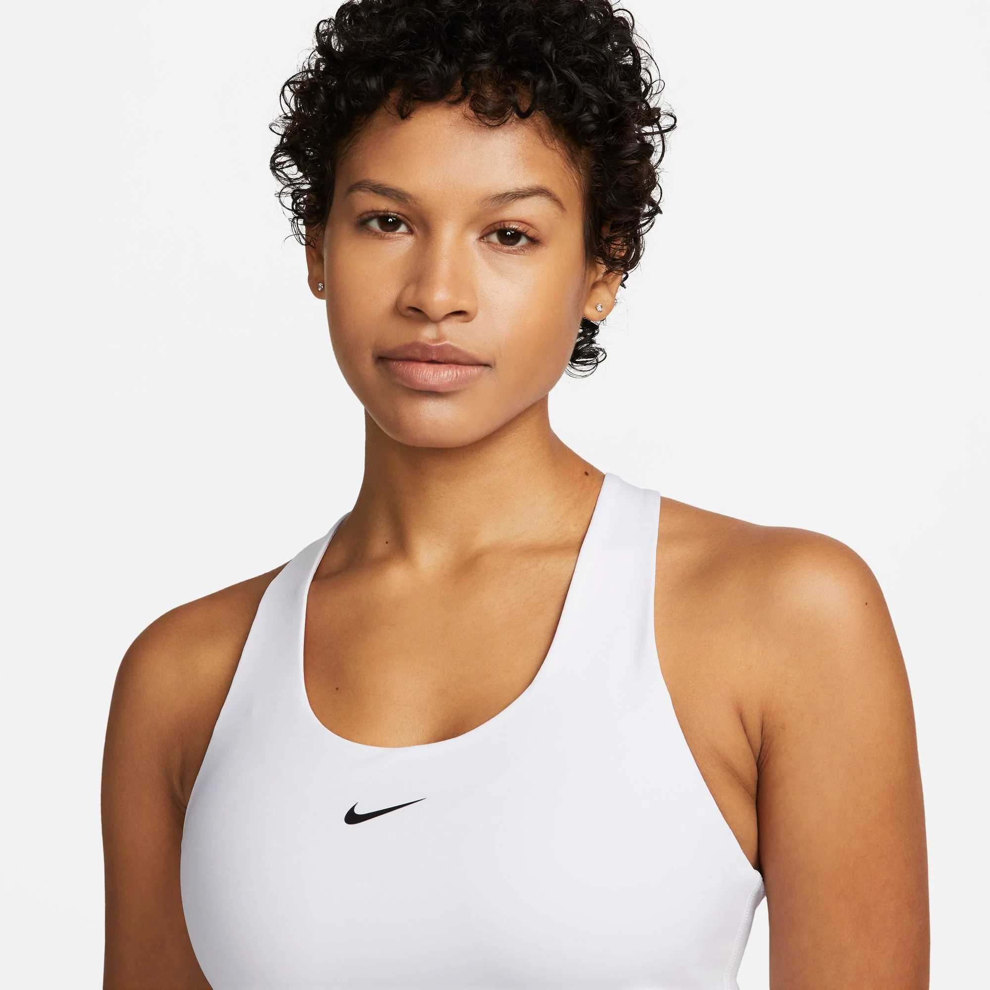 Dri-Fit Swoosh Bra Camiseta De Tirantes Mujeres-Blanco - Image 7