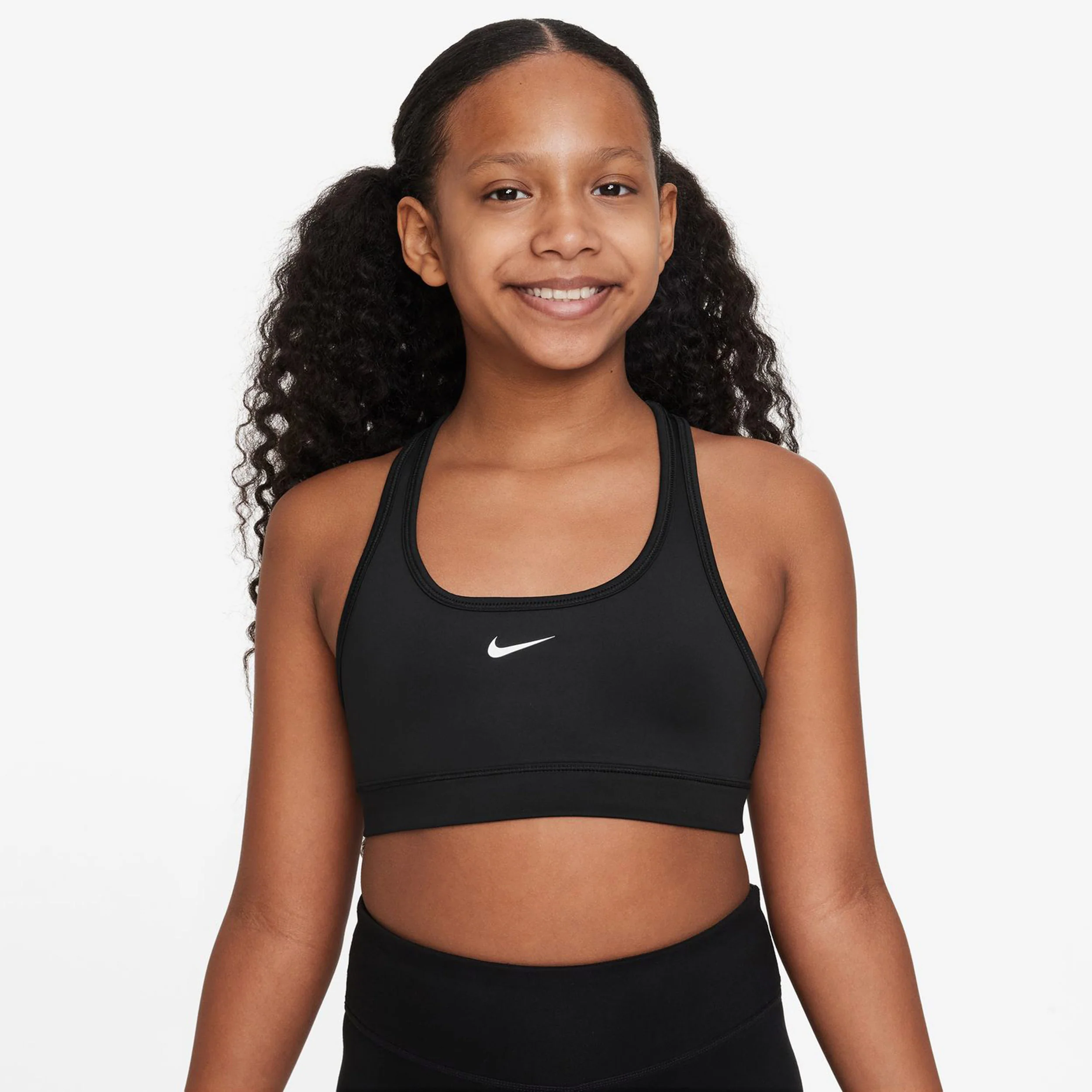 Dri-Fit Swoosh Sujetador Deportivo Chicas-Negro - Image 4