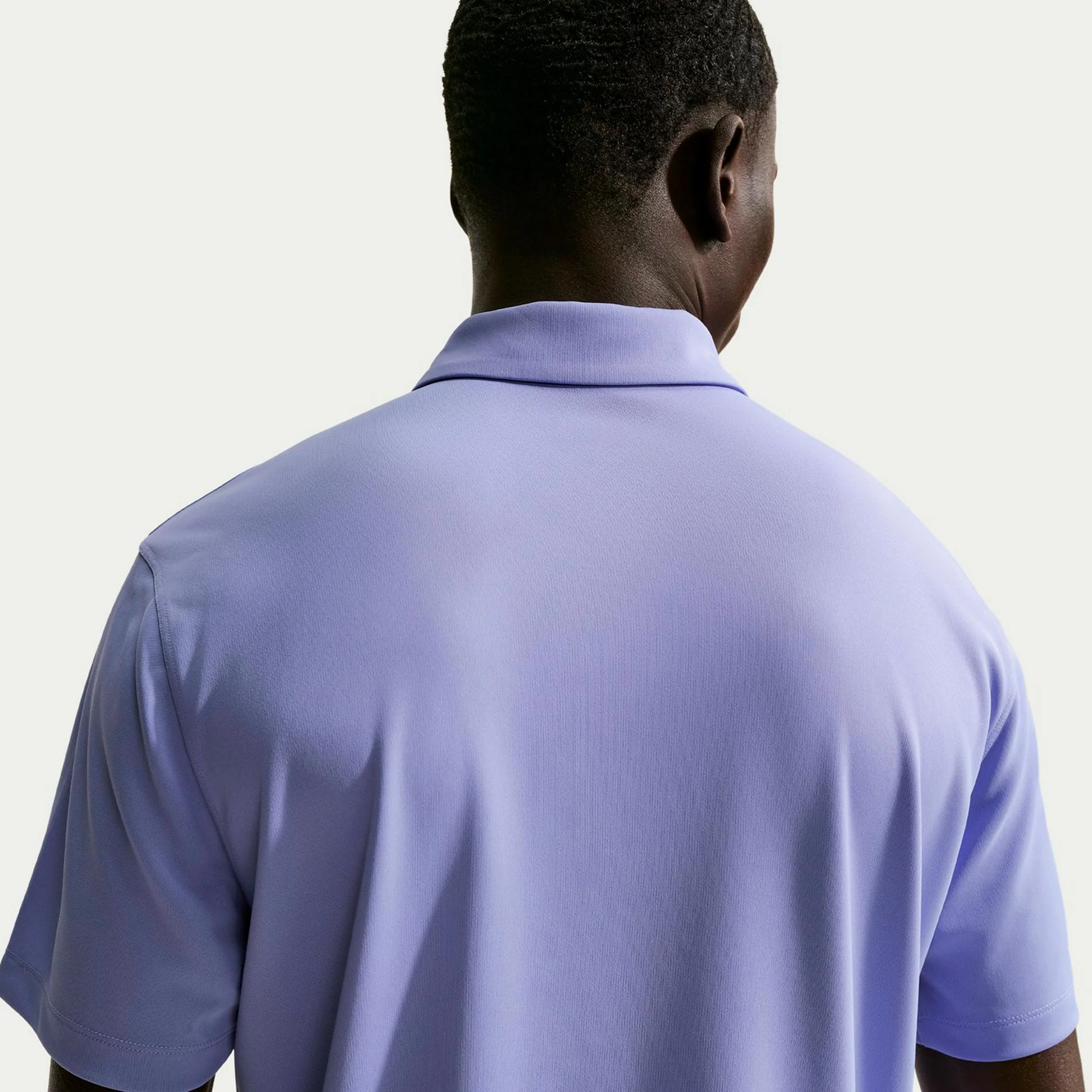 Dri-Fit Victory Court Solid Polo Hombres - azul-gris - Image 4