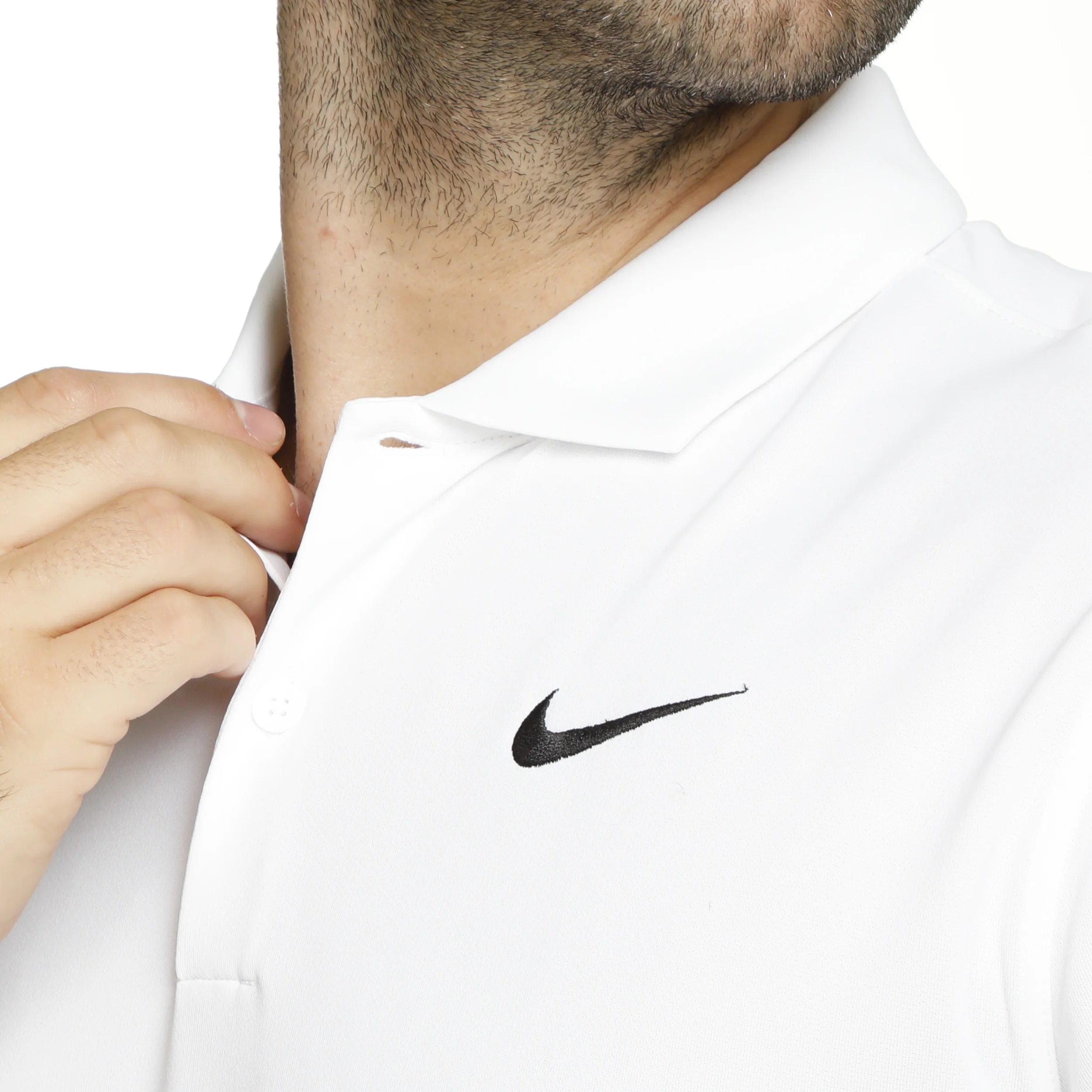 Dri-Fit Victory Court Solid Polo Hombres - blanco - Image 5