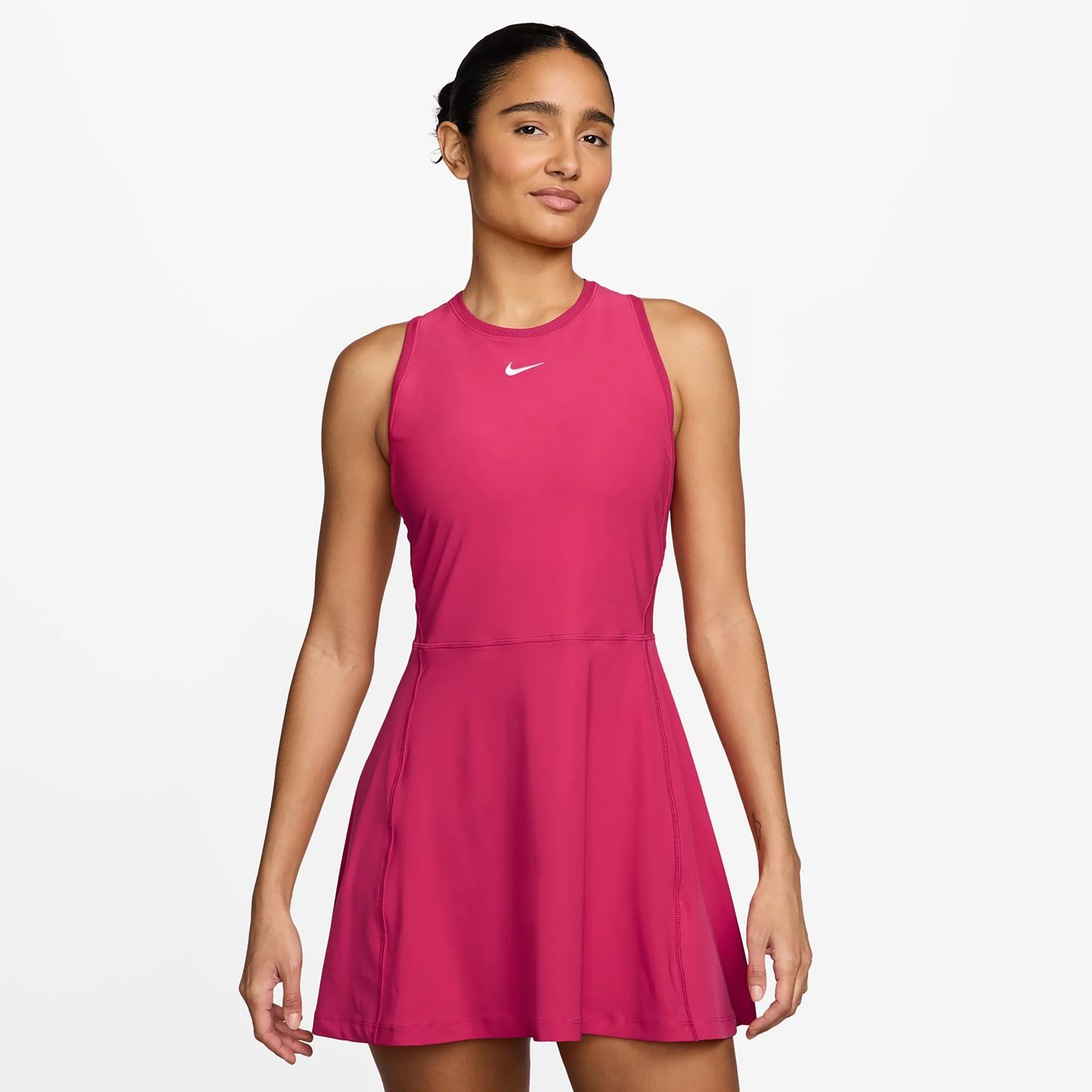 Dri-FIT Victory Vestido Mujeres - berry, blanco