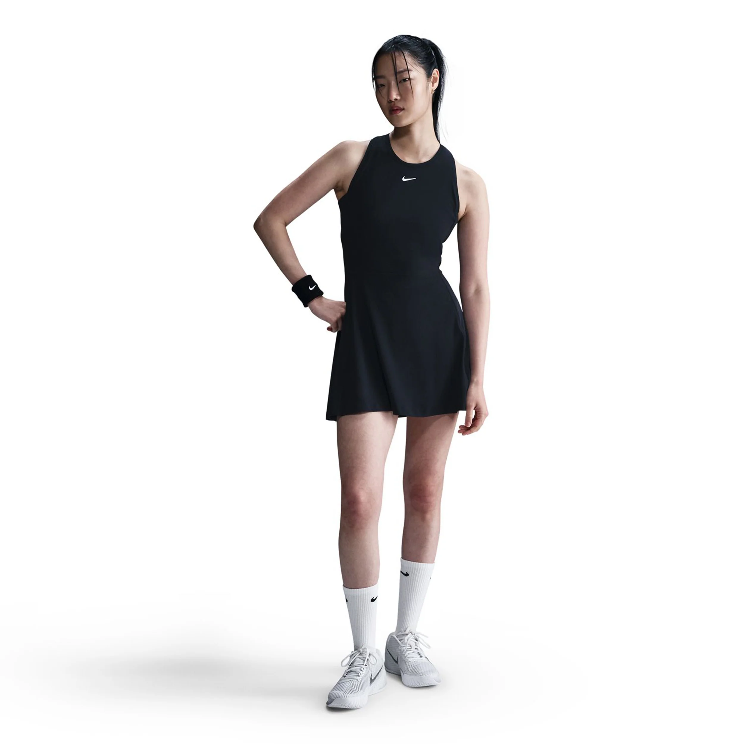 Dri-Fit Victory Vestido Mujeres-Negro,Blanco - Image 4