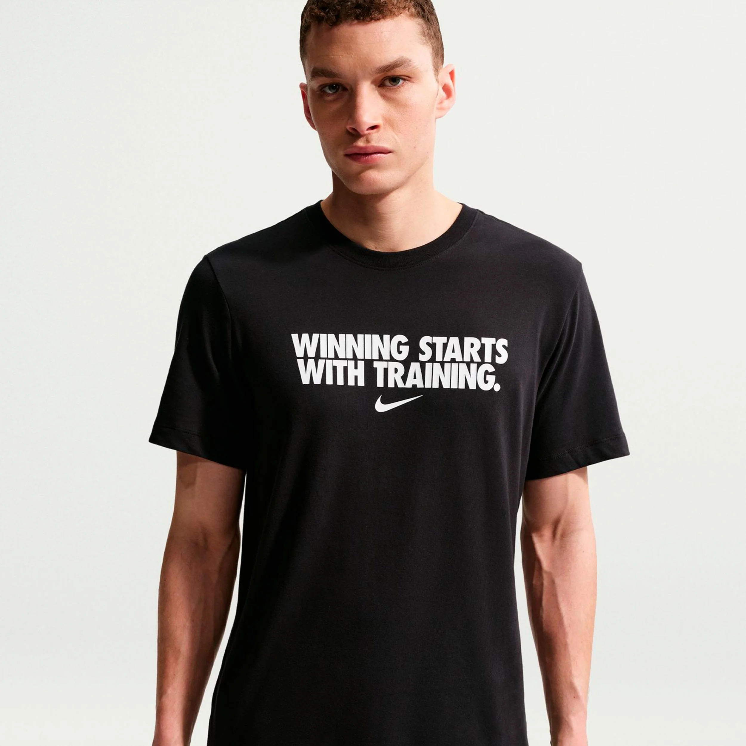Dri-Fit Winning Camiseta de manga corta Hombres - negro