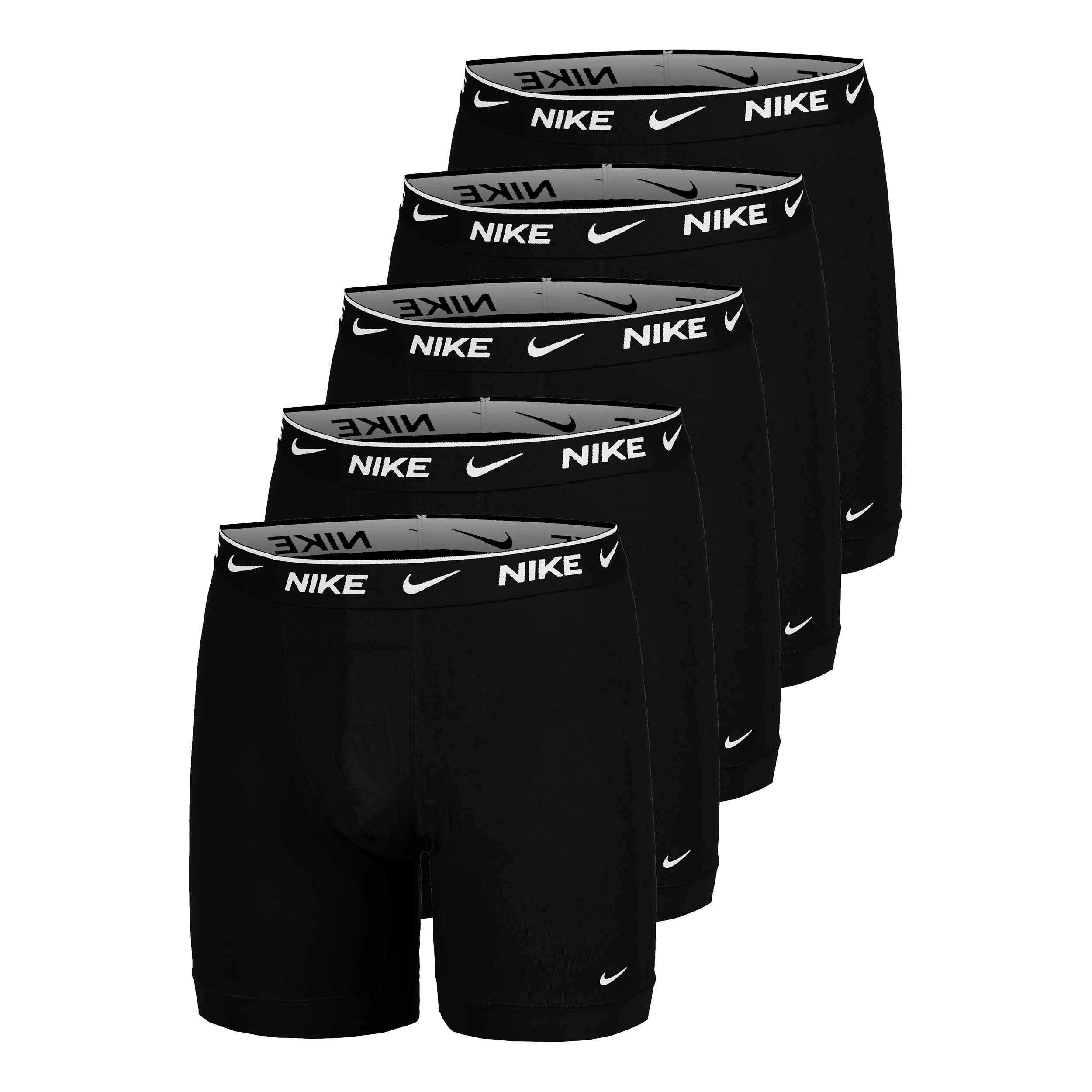 Essential Cotton Stretch Boxer Brief Calzoncillos tipo bóxer - Pack de 5 Hombres-negro