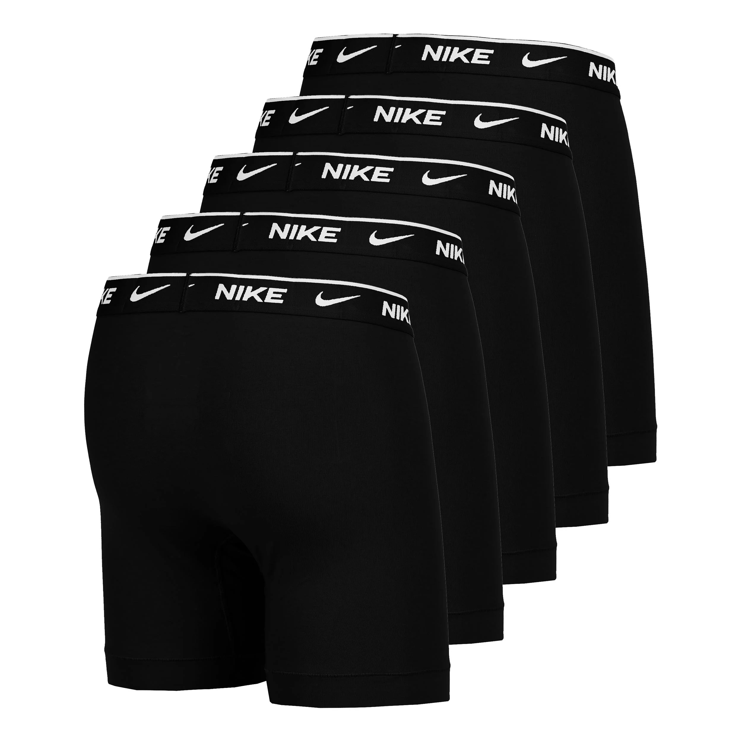 Essential Cotton Stretch Boxer Brief Calzoncillos tipo bóxer - Pack de 5 Hombres-negro - Image 2