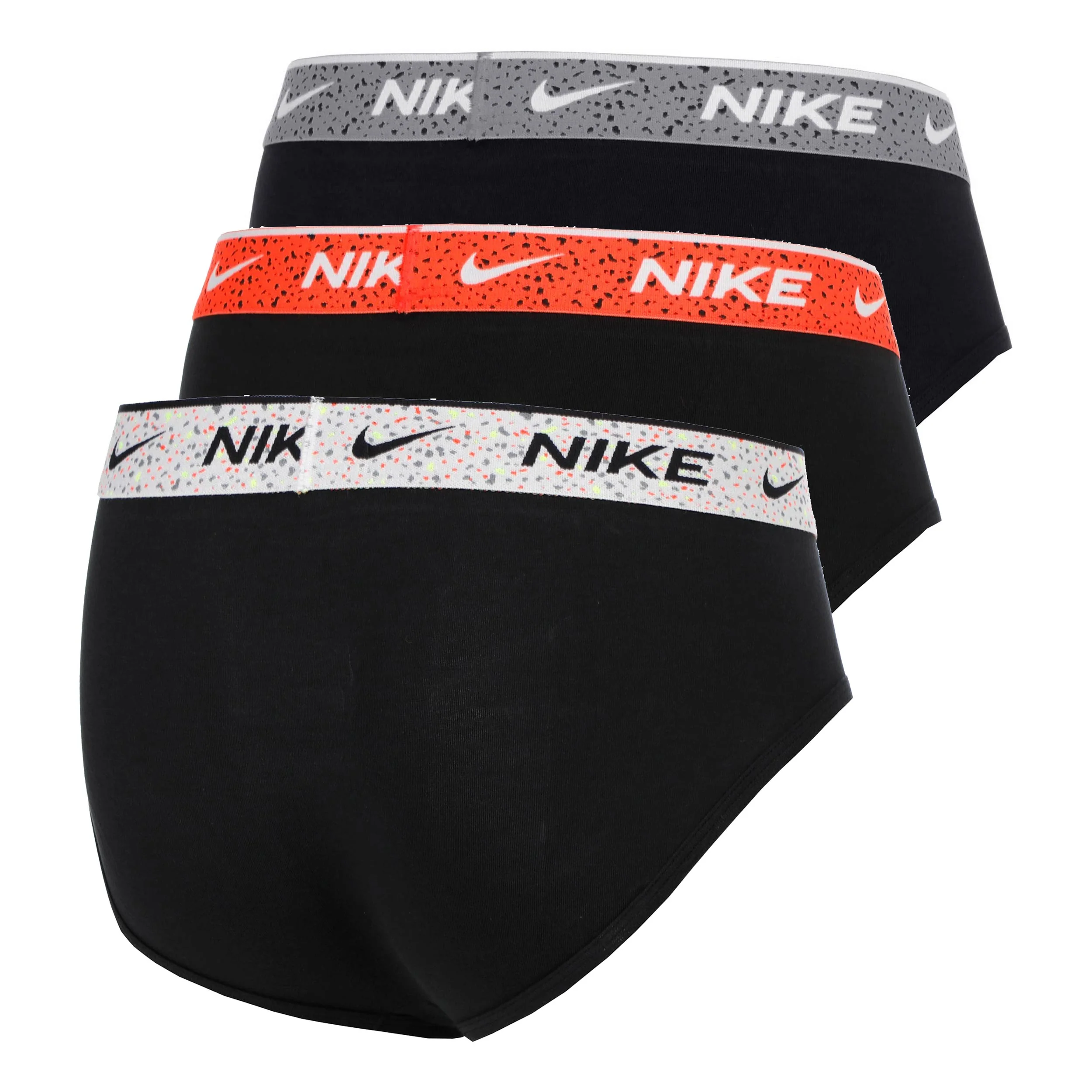Essential Cotton Stretch Brief Calzoncillos tipo bóxer - Pack de 3 Hombres-negro, rojo - Image 2