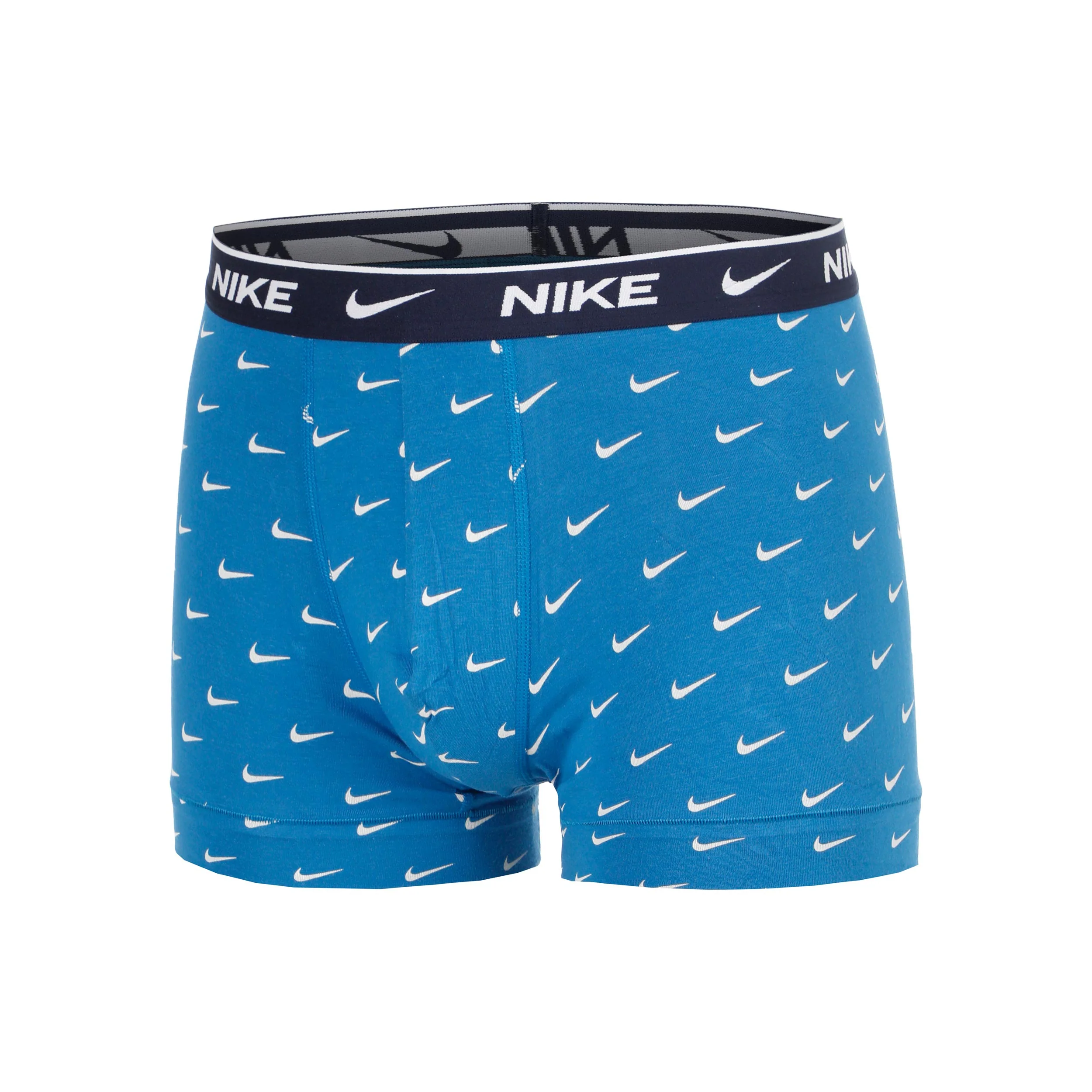 Essential Cotton Stretch Trunk Calzoncillos tipo bóxer Pack de 3 Hombres - azul claro, naranja - Image 3