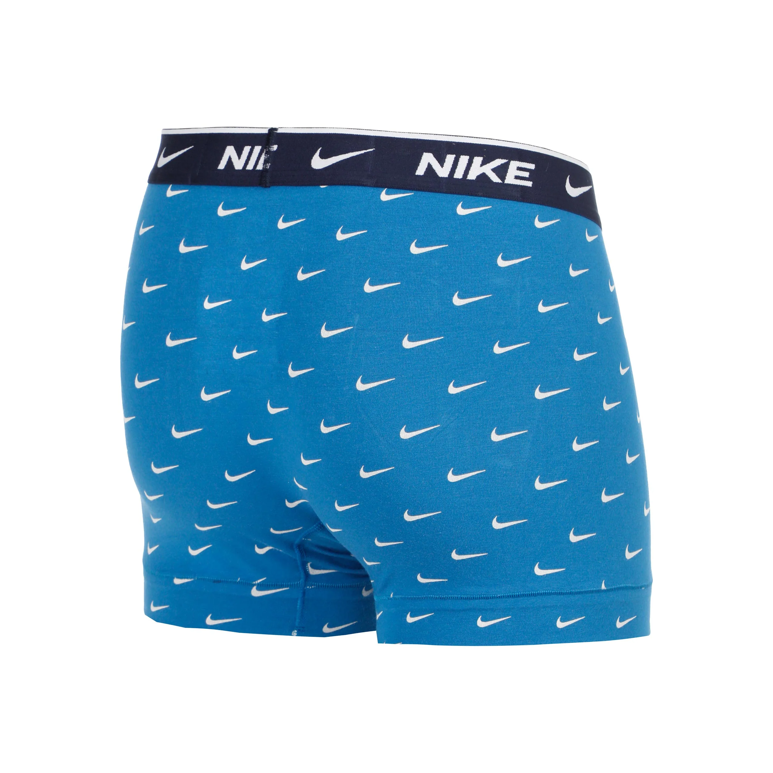 Essential Cotton Stretch Trunk Calzoncillos tipo bóxer Pack de 3 Hombres - azul claro, naranja - Image 4