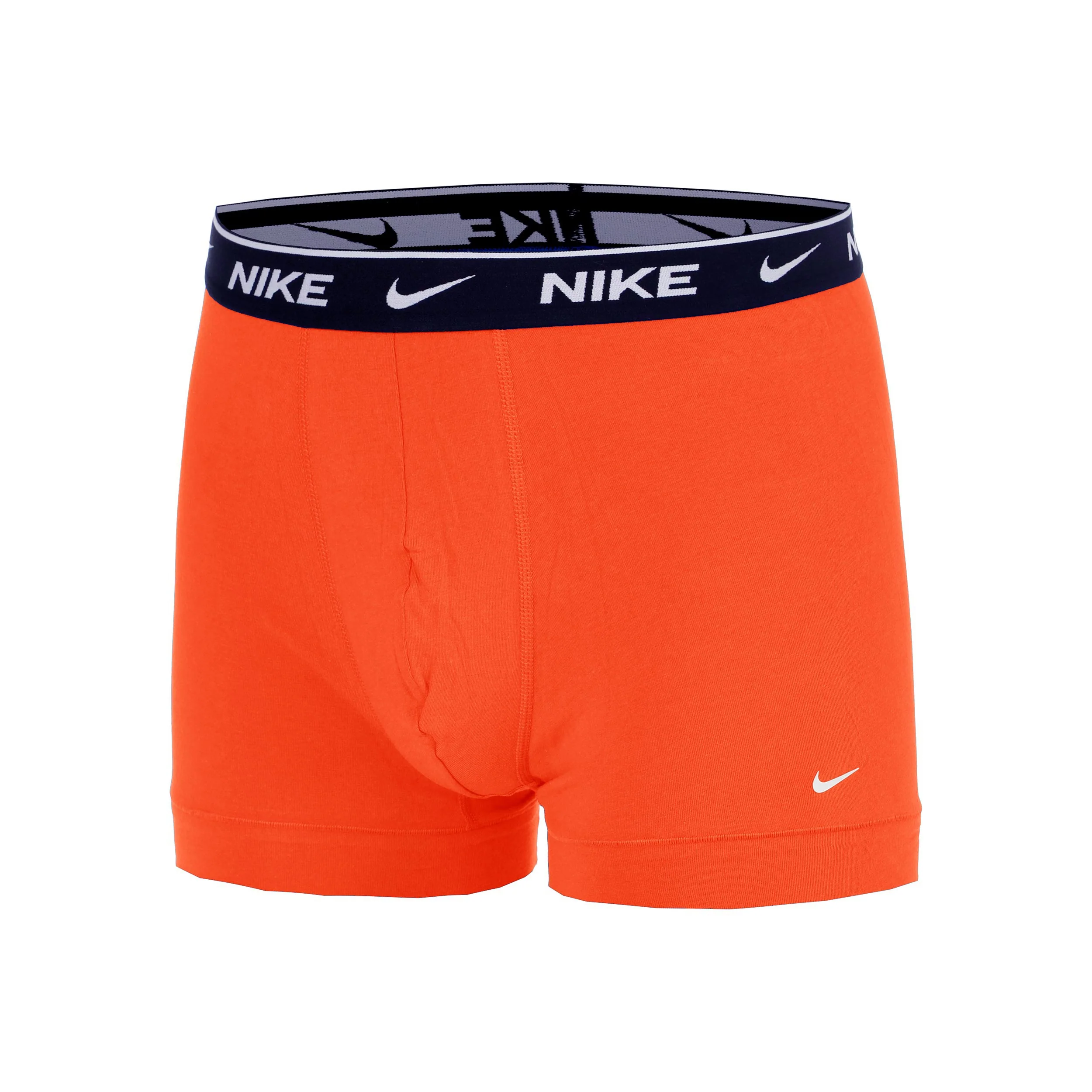Essential Cotton Stretch Trunk Calzoncillos tipo bóxer Pack de 3 Hombres - azul claro, naranja - Image 5