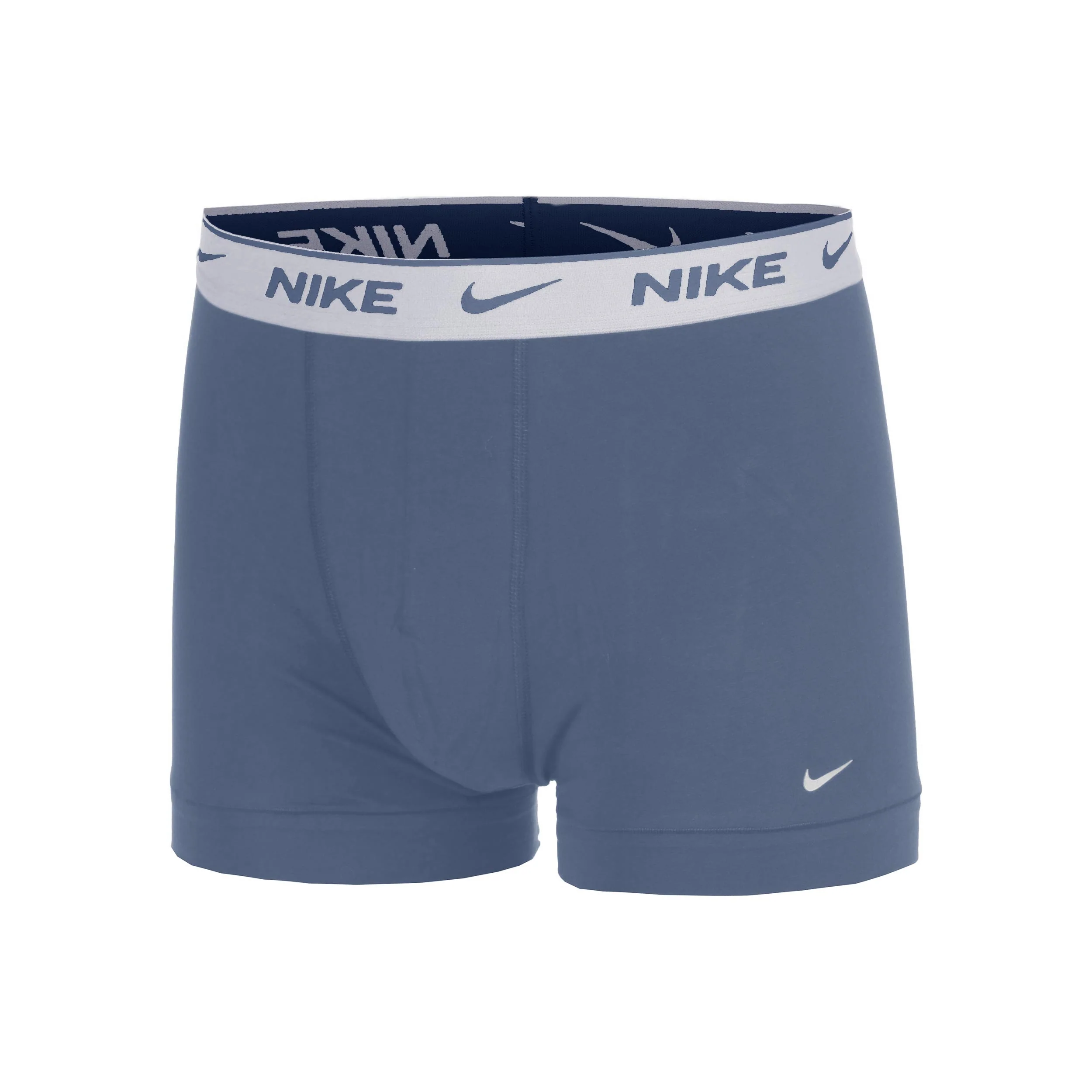 Essential Cotton Stretch Trunk Calzoncillos tipo bóxer Pack de 3 Hombres - azul, naranja - Image 3