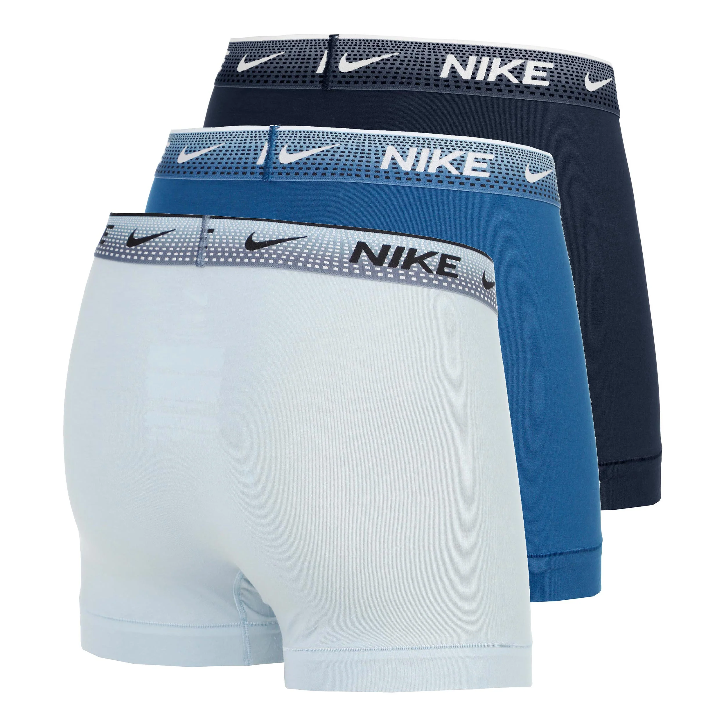 Essential Cotton Stretch Trunk Calzoncillos tipo bóxer Pack de 3 Hombres - azul - Image 2