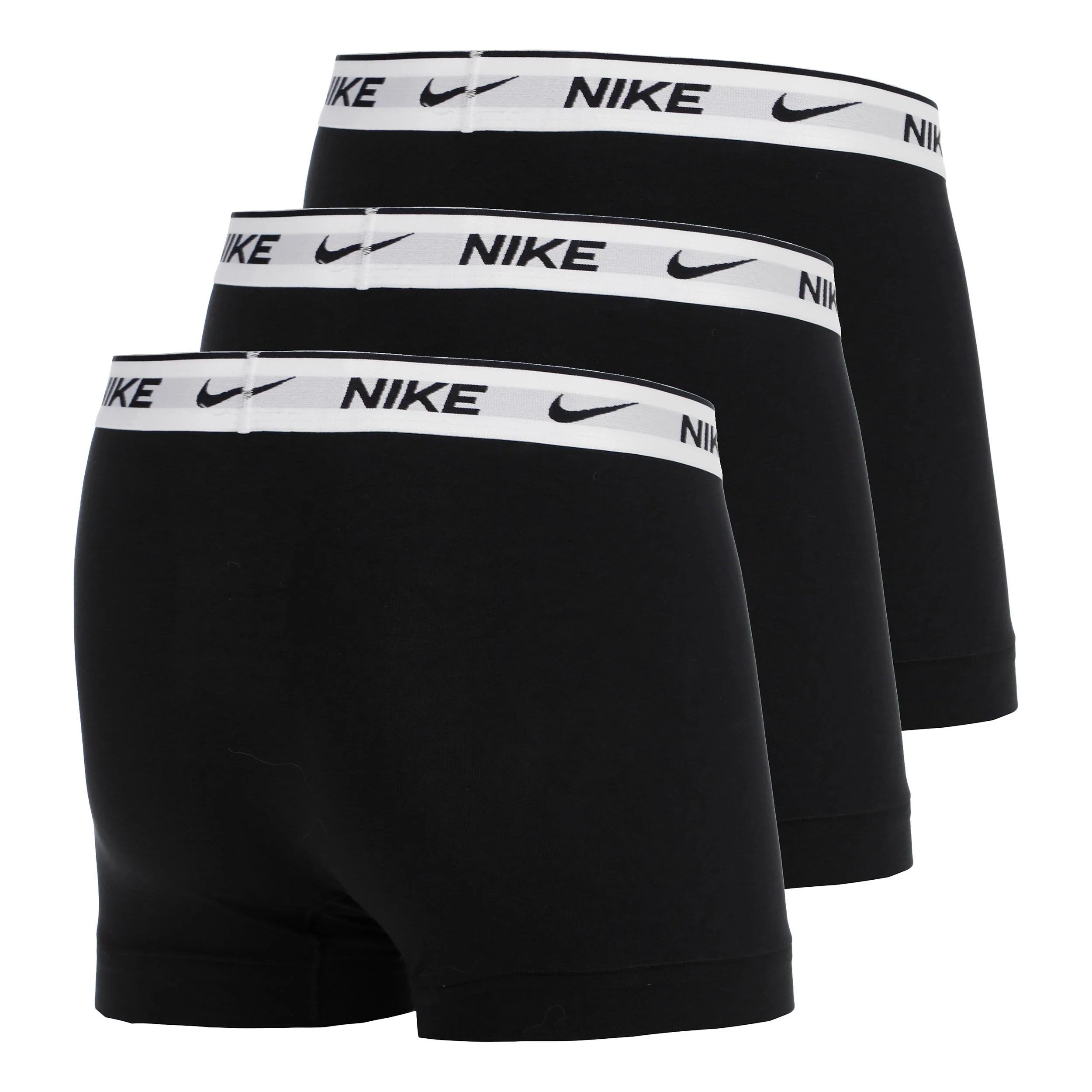 Essential Cotton Stretch Trunk Calzoncillos tipo bóxer Pack de 3 Hombres - negro, blanco - Image 2