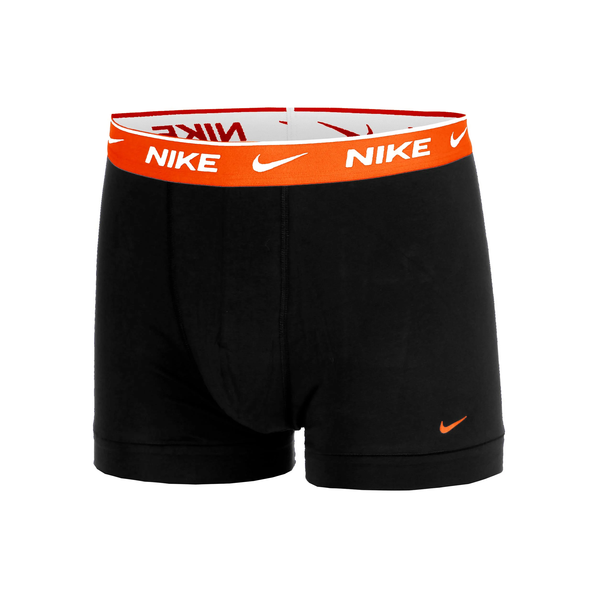 Essential Cotton Stretch Trunk Calzoncillos tipo bóxer Pack de 3 Hombres - negro, naranja - Image 5