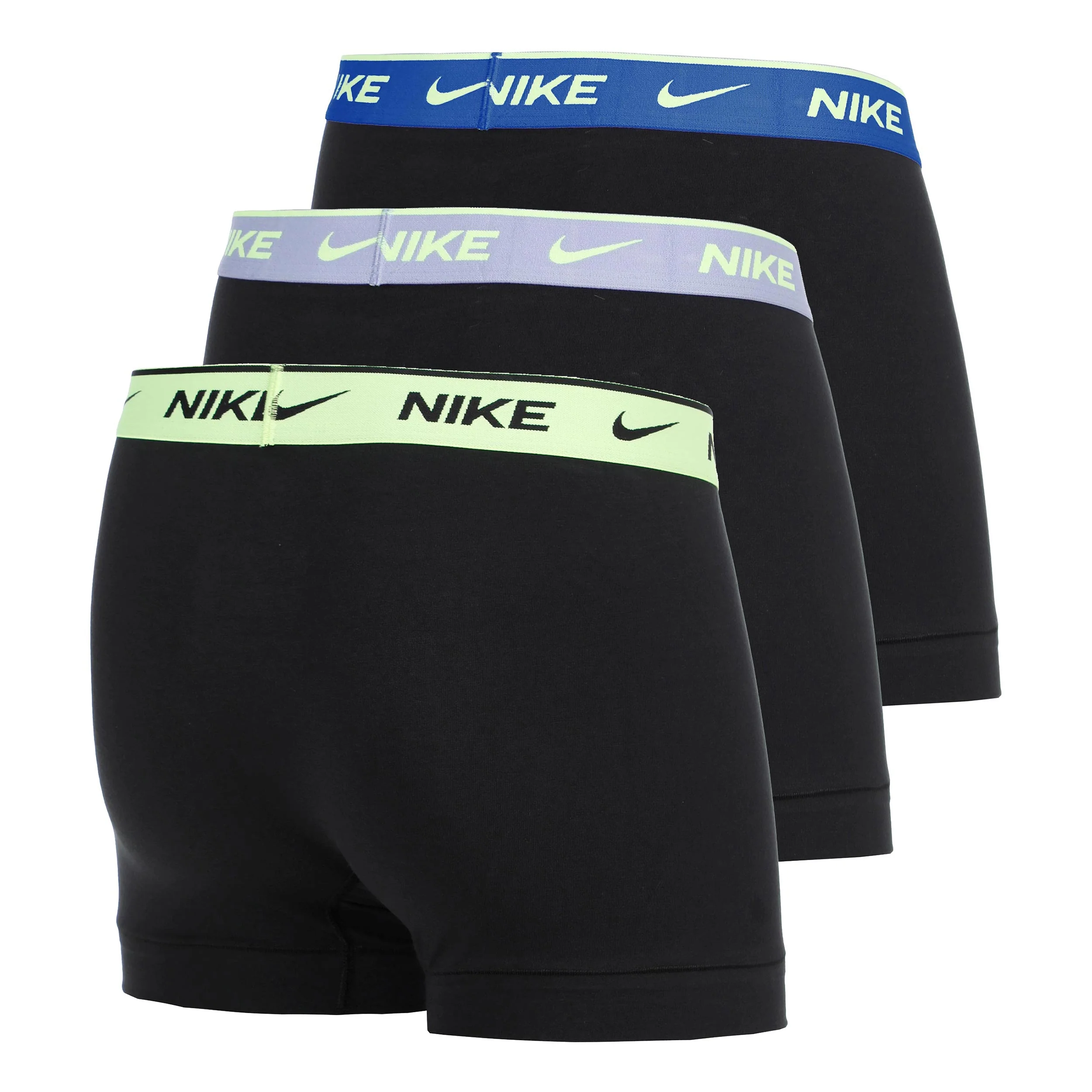 Essential Cotton Stretch Trunk Calzoncillos tipo bóxer Pack de 3 Hombres - negro, turquesa - Image 2