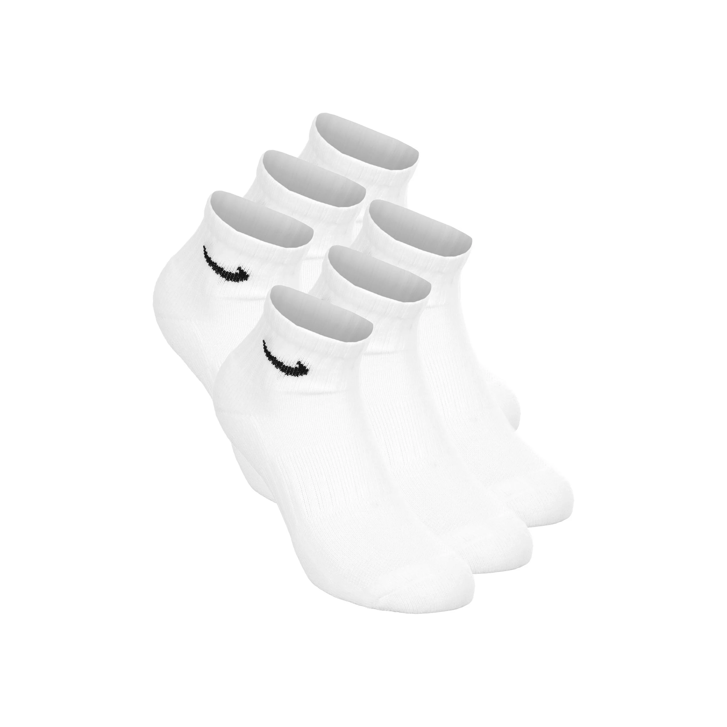 Everyday Ankle Calcetines de tenis Pack de 6 Niños - blanco, negro