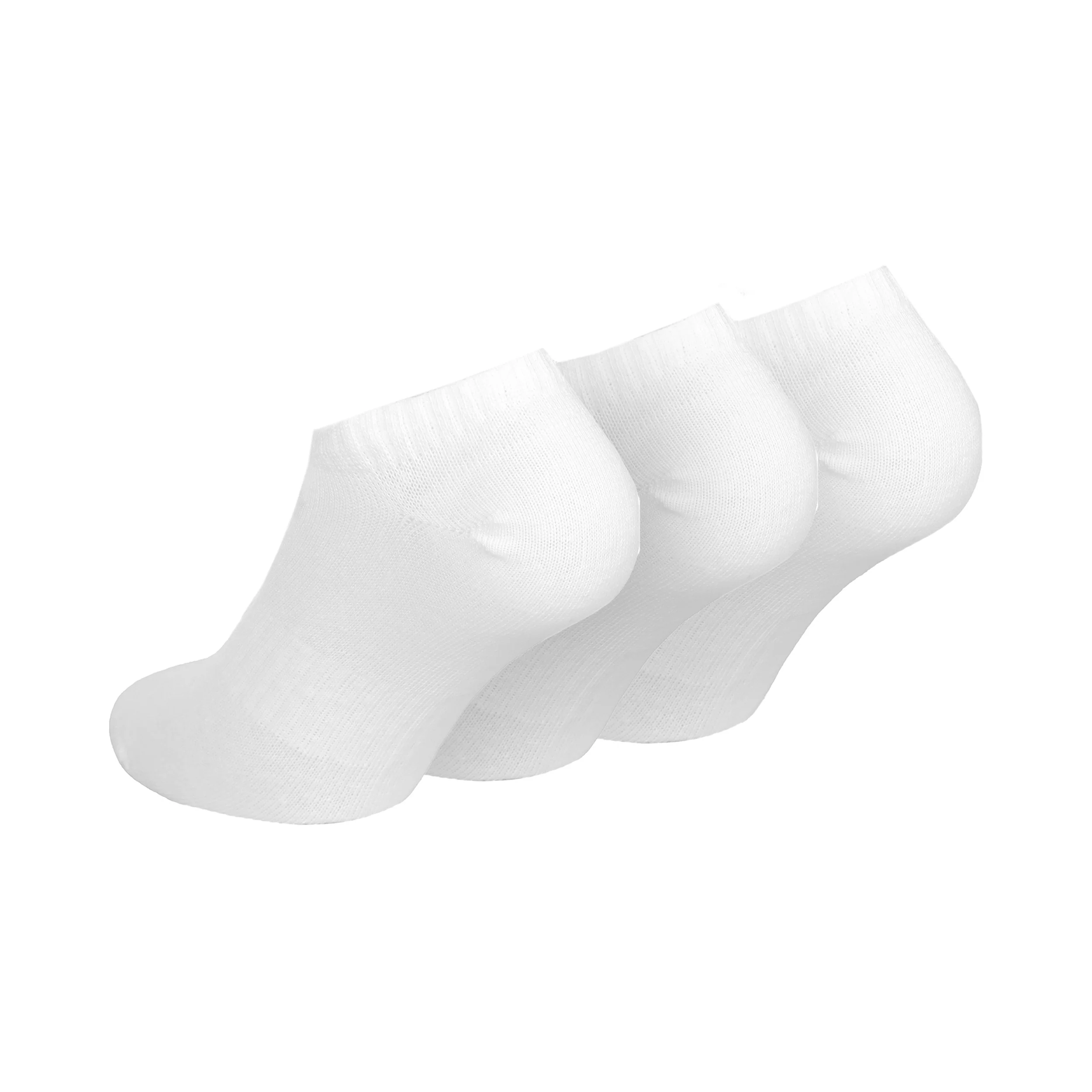 Everyday Lightweight No Show Calcetines de tenis Pack de 3 Unisex - blanco, negro - Image 2