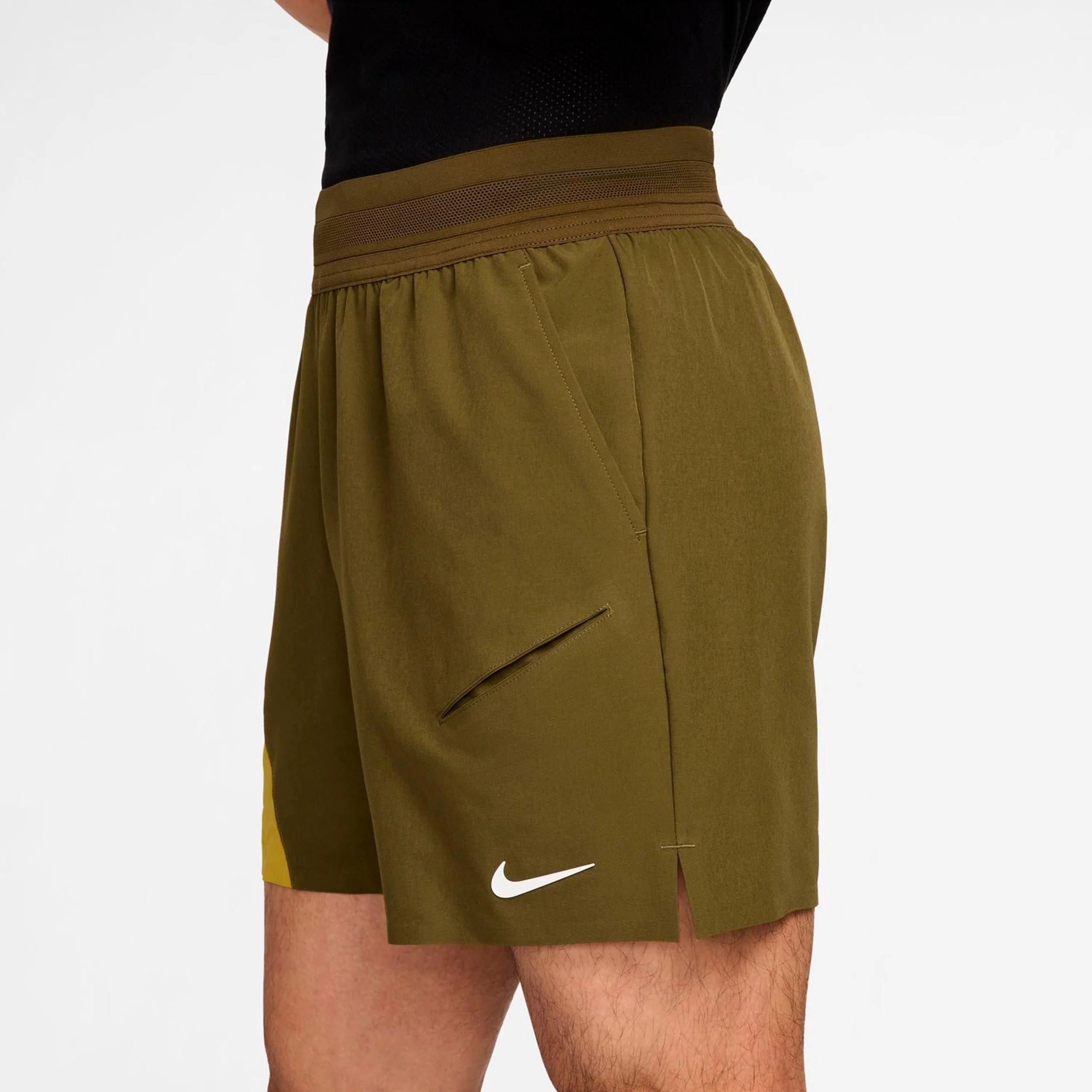 Jannik Sinner Court Dri-Fit Slam Shorts Hombres-oliva - Image 3
