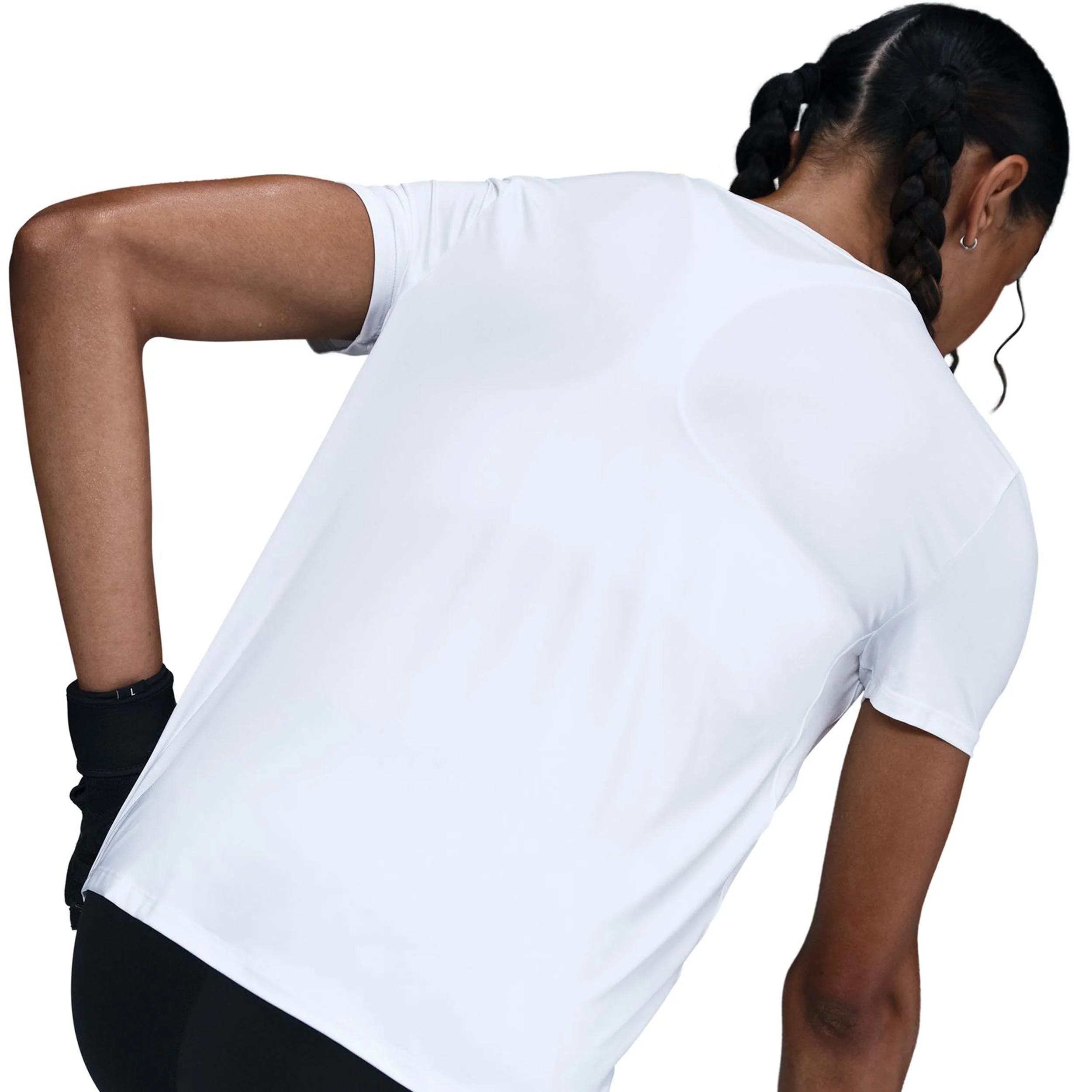 One Classic Dri-Fit Camiseta De Manga Corta Mujeres-Blanco - Image 5