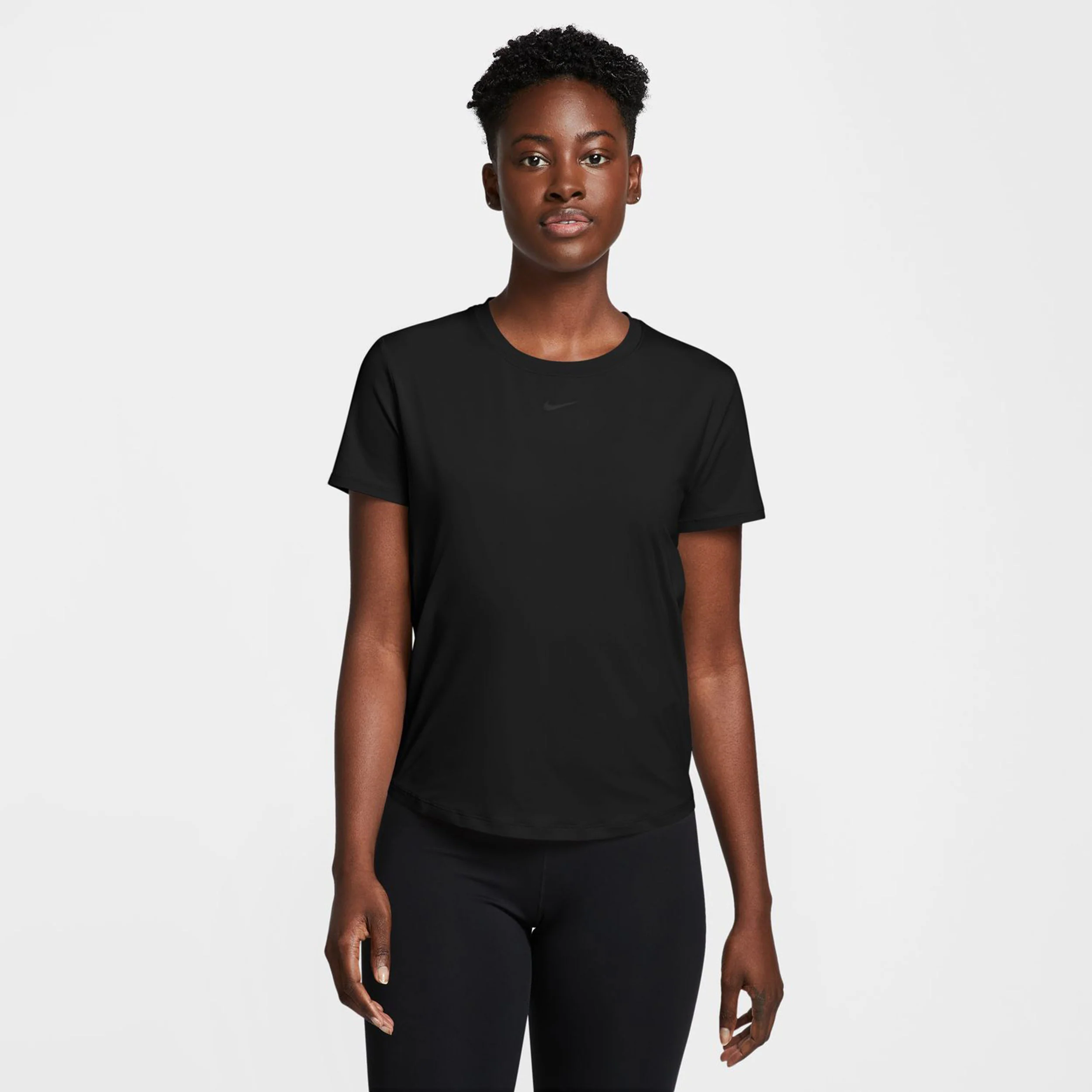 One Classic Dri-Fit Camiseta De Manga Corta Mujeres-Negro