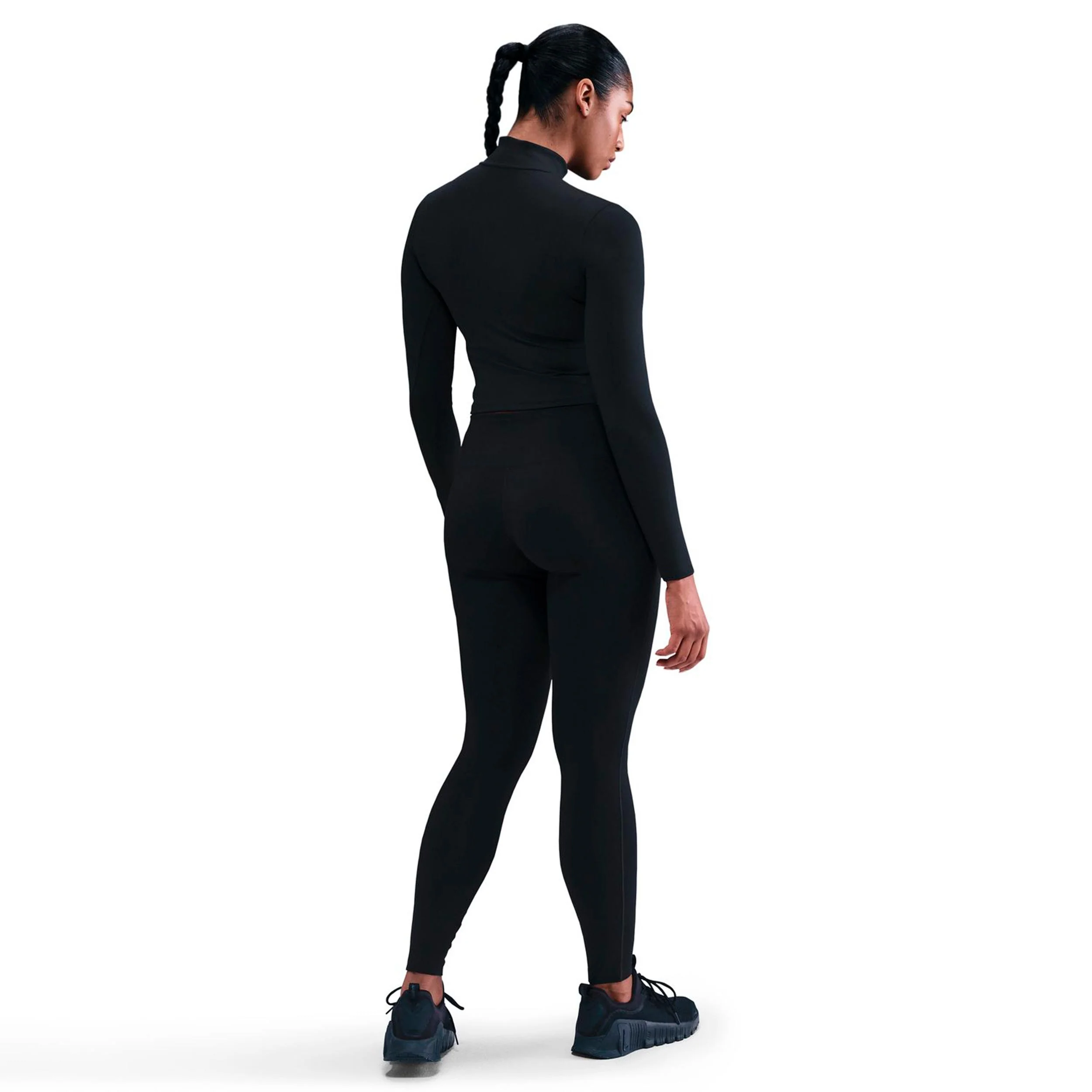 One Dri-Fit Quarter Zip Camiseta de manga larga Mujeres - negro - Image 3