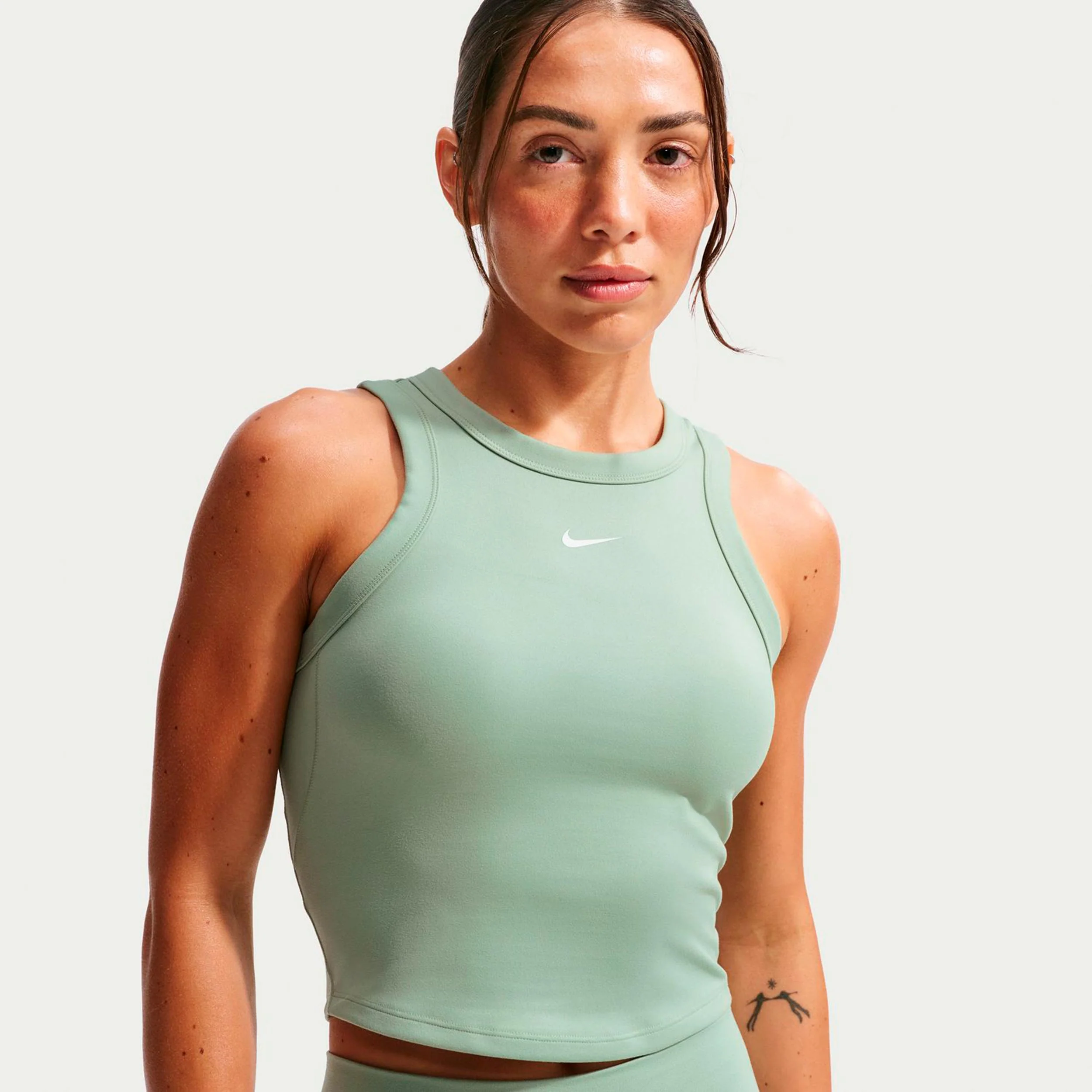 One Fitted Dri-Fit Crop Camiseta de tirantes Mujeres - salvia