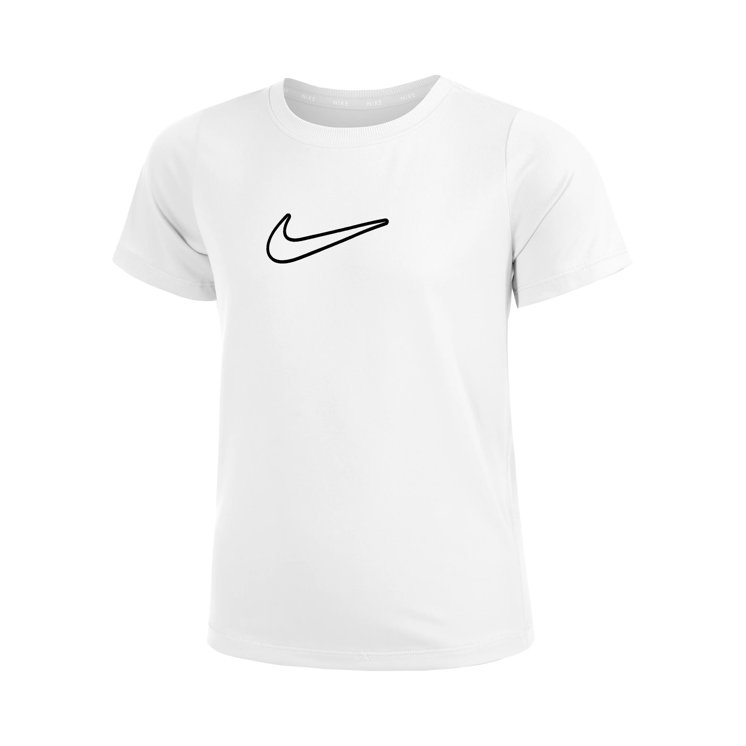 One STD Camiseta De Manga Corta Chicas-Blanco