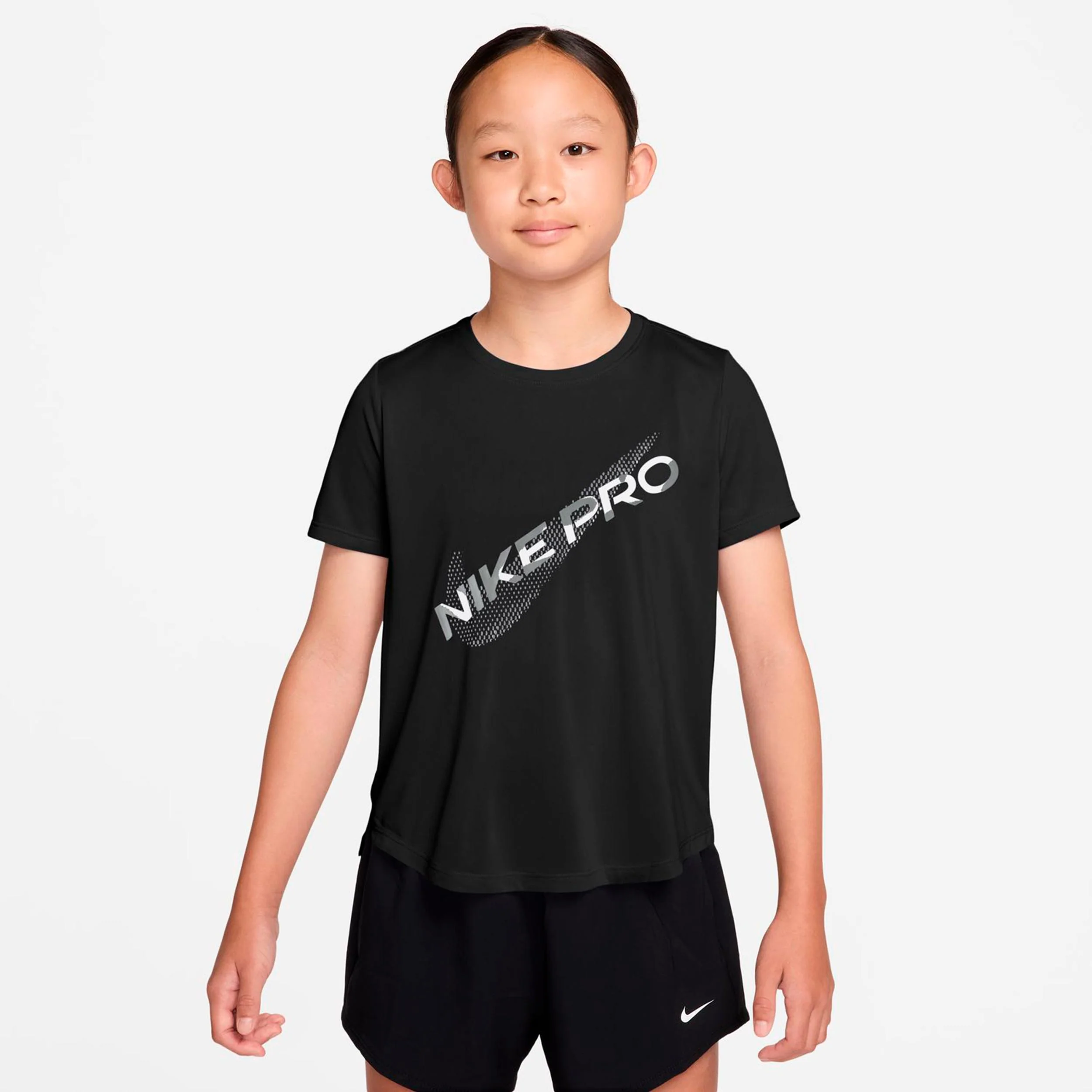 Pro Dri-Fit Camiseta de manga corta Chicas - negro