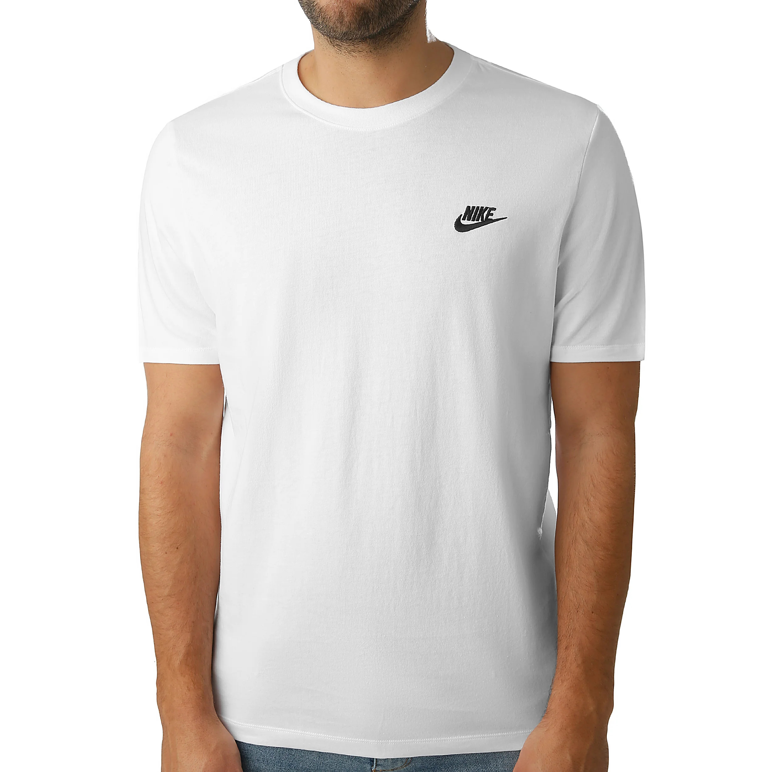 Sportswear Club Camiseta De Manga Corta Hombres-Blanco,Negro - Image 3
