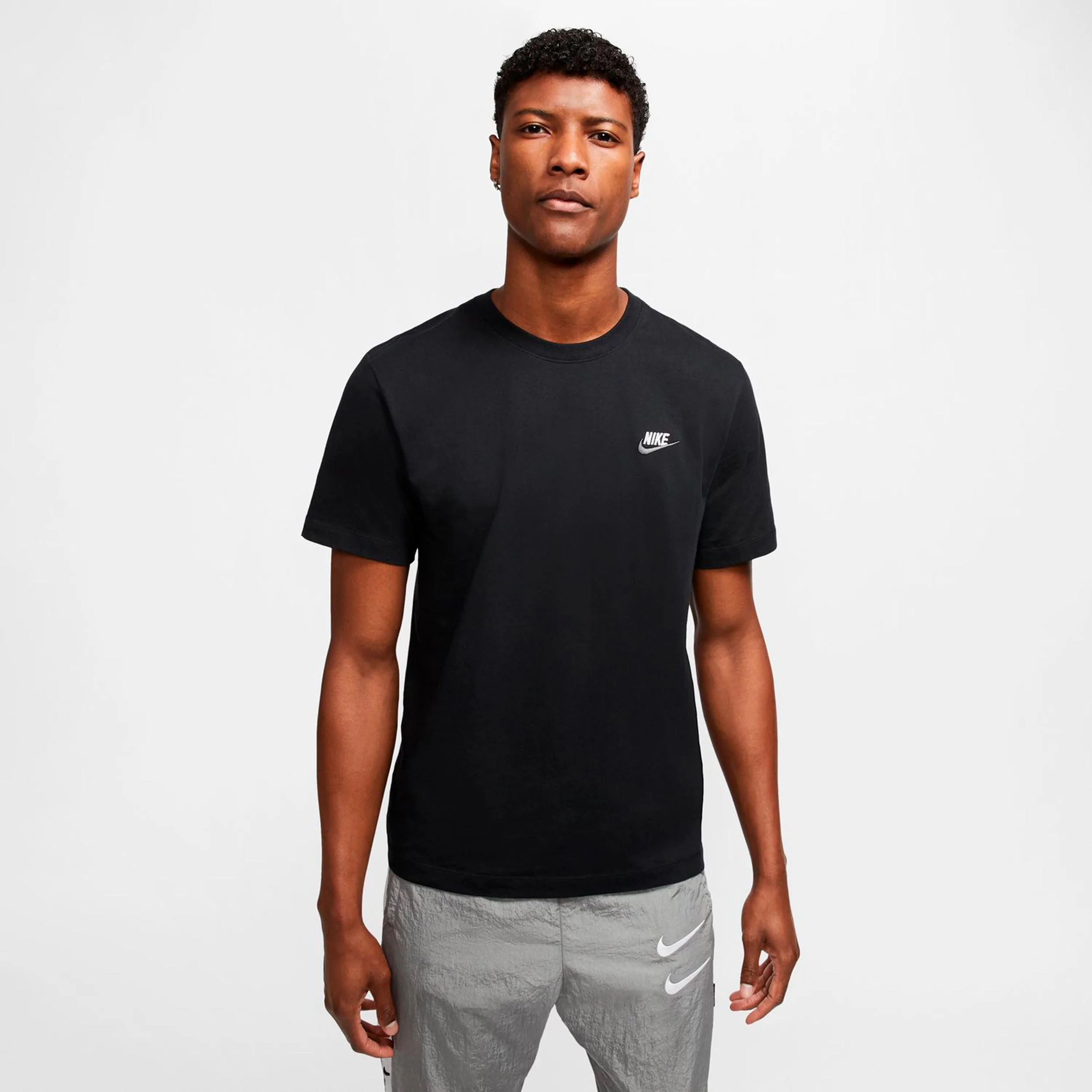 Sportswear Club Camiseta de manga corta Hombres - negro, gris oscuro - Image 3