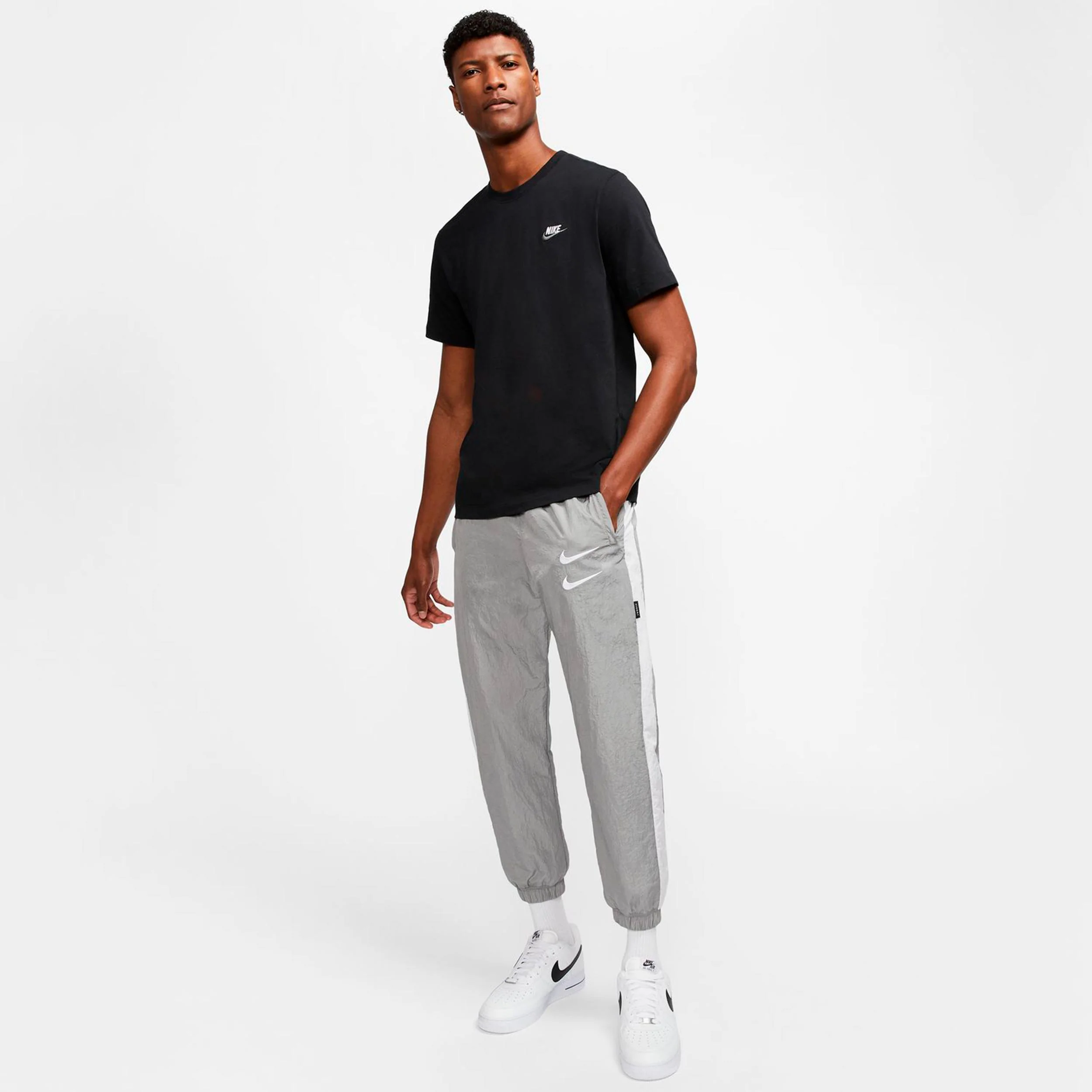 Sportswear Club Camiseta de manga corta Hombres - negro, gris oscuro - Image 6