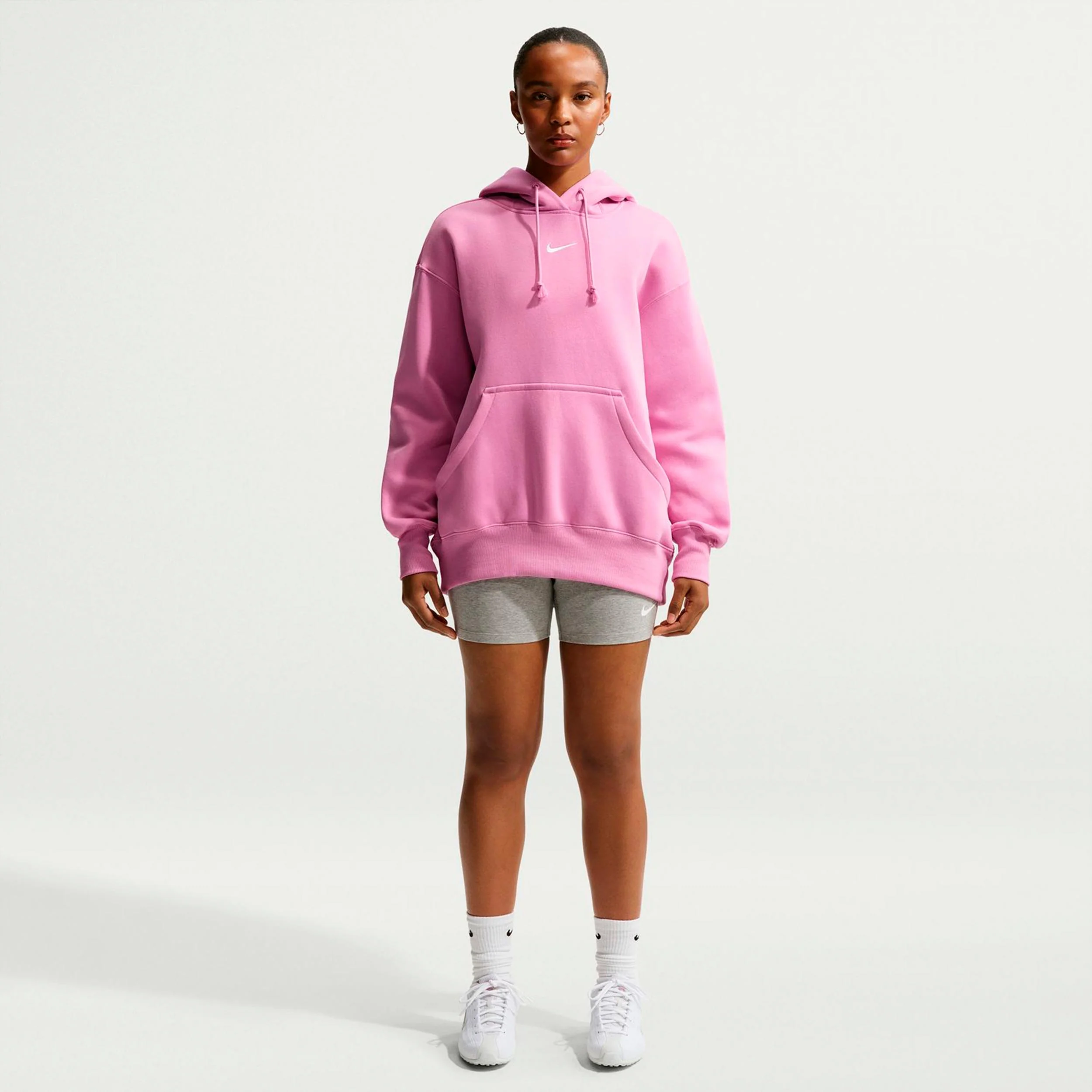 Sportswear Phoenix Fleece Oversized Sudadera con capucha Mujeres-morado - Image 2