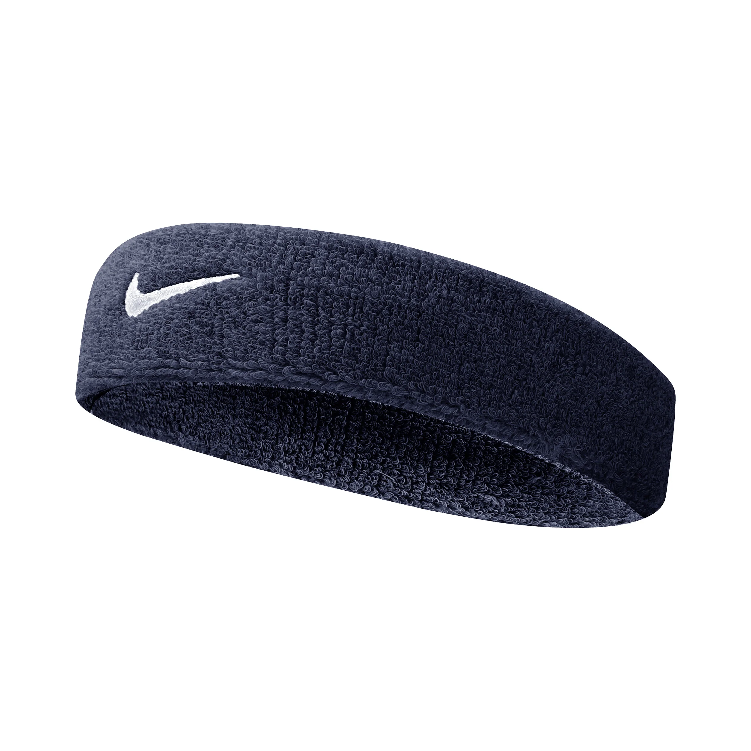 Swoosh Classic Cinta para la cabeza Unisex - azul oscuro, blanco