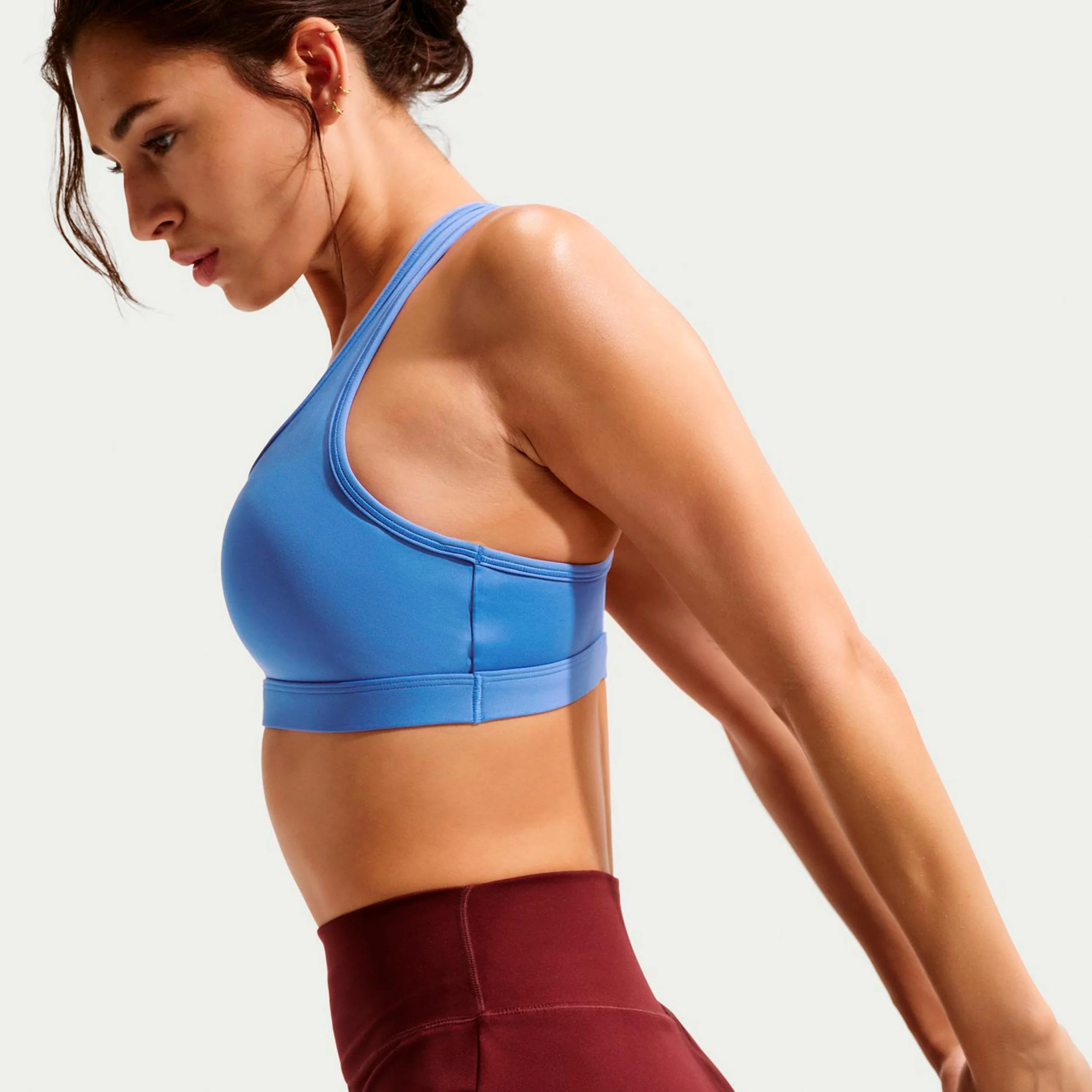 Swoosh Medium Sujetador deportivo Mujeres-azul, blanco - Image 5