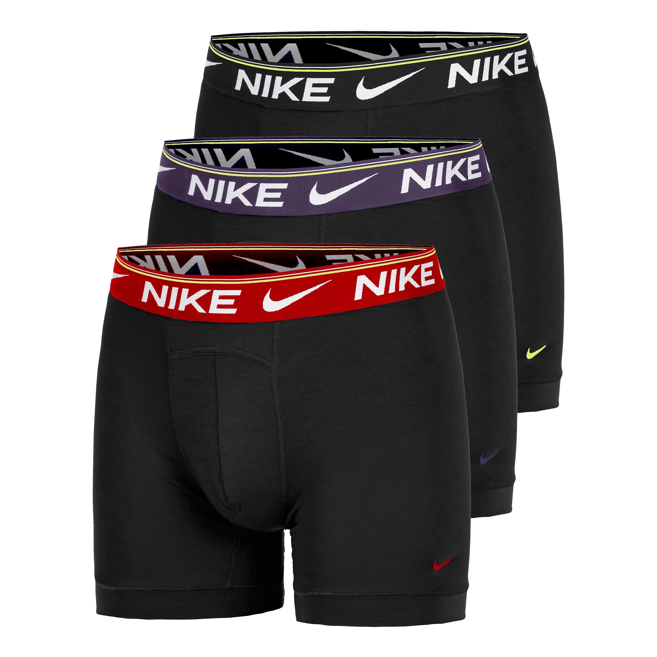 Ultra Comfort Calzoncillos tipo bóxer - Pack de 3 Hombres-negro, rojo