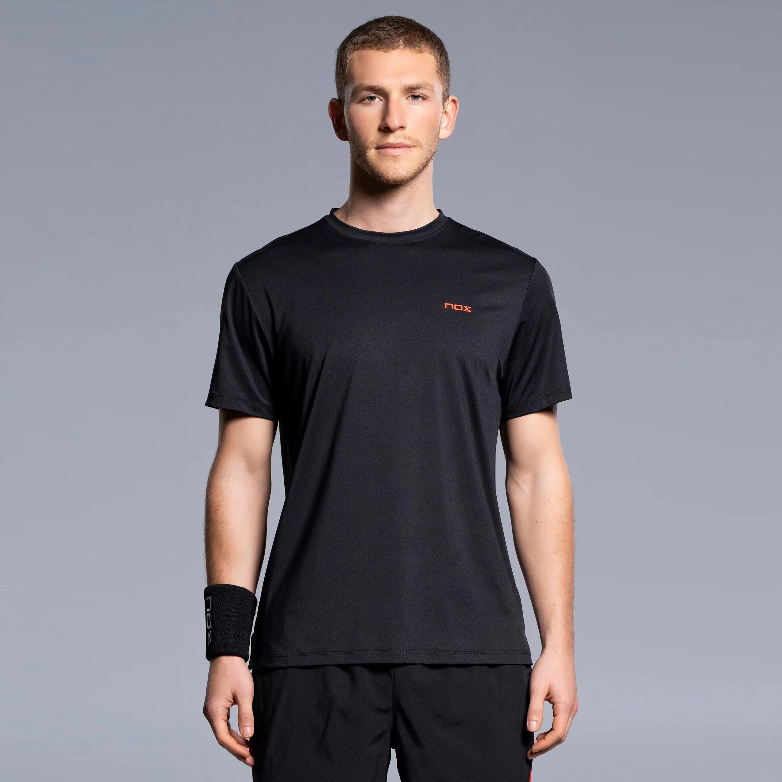 Team Camiseta de manga corta Hombres - negro