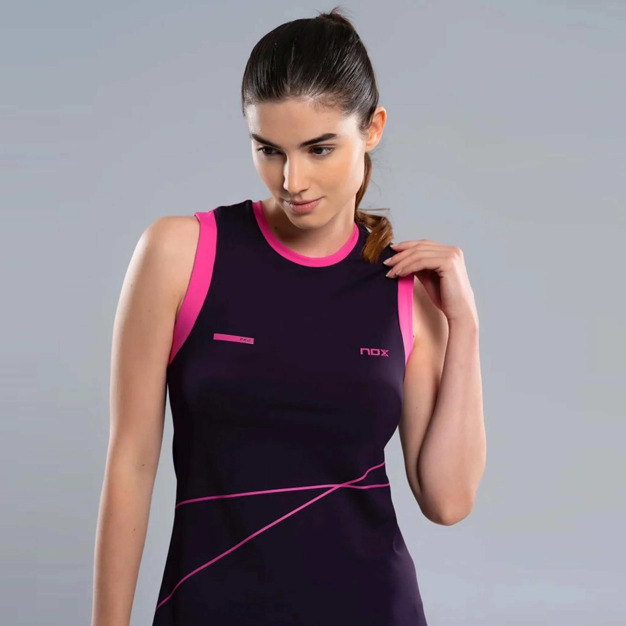Vestido Mujeres-negro,rosa - Image 6