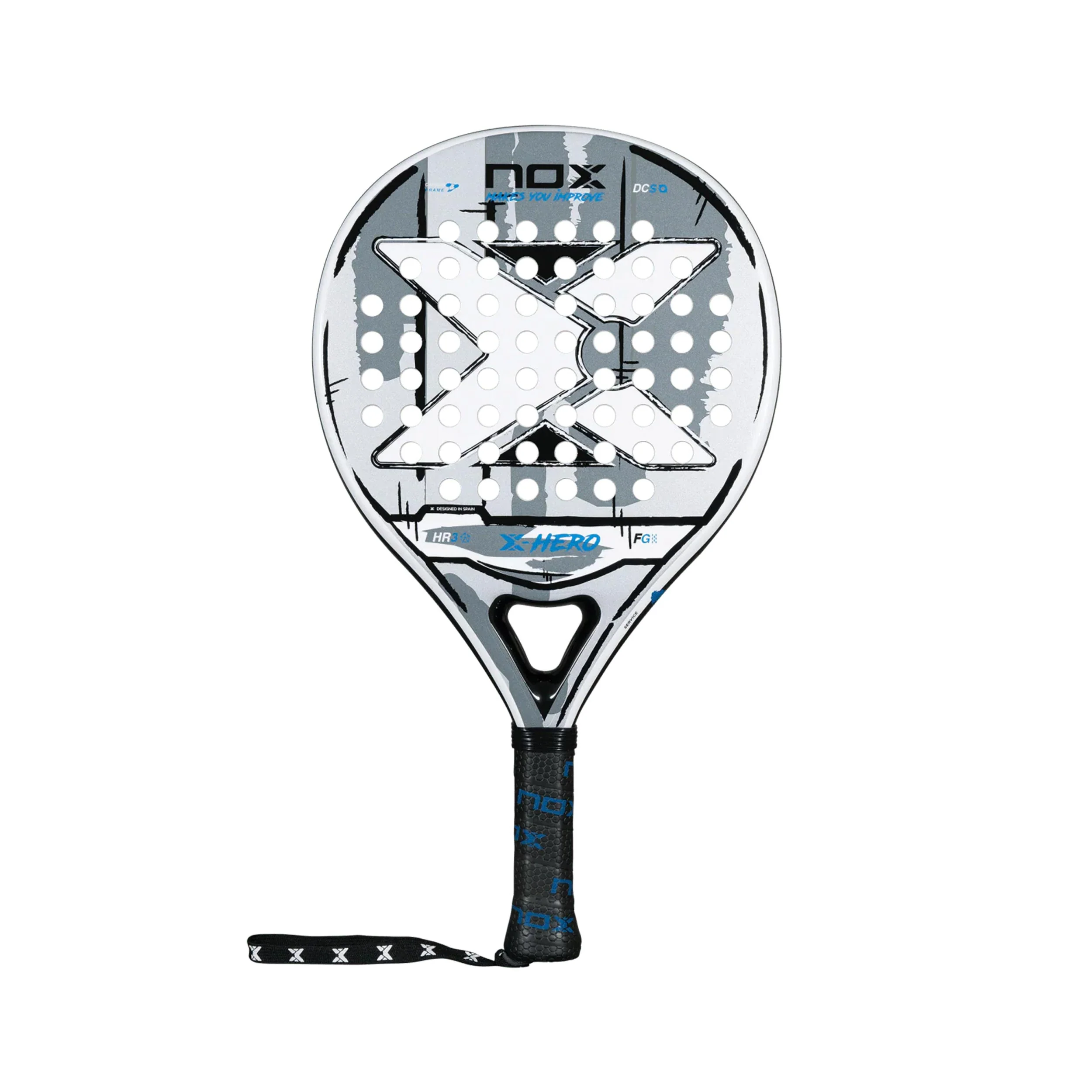 X-HERO WHITE Pala de pádel
