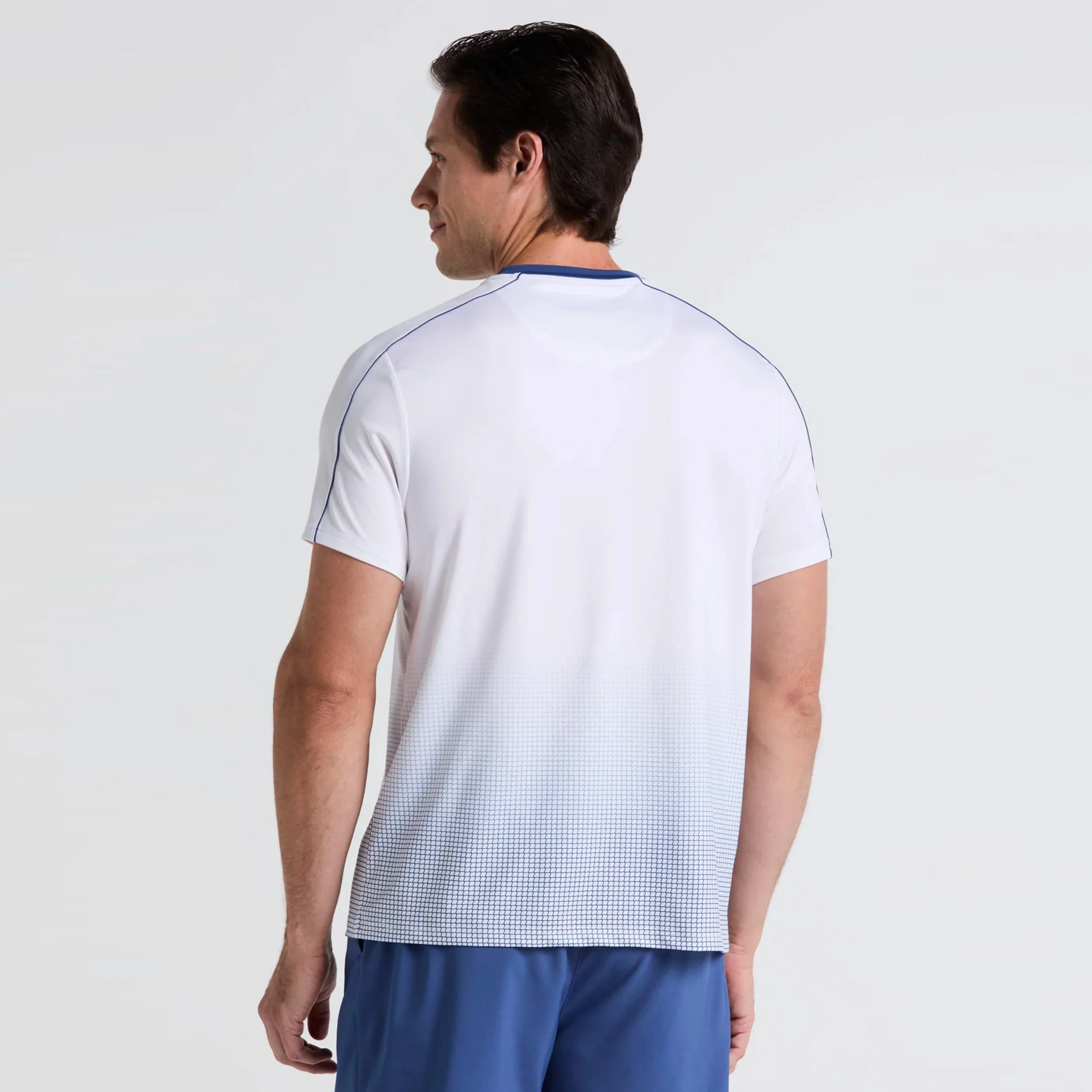 Performance Net Block Camiseta De Manga Corta Hombres-Blanco - Image 2