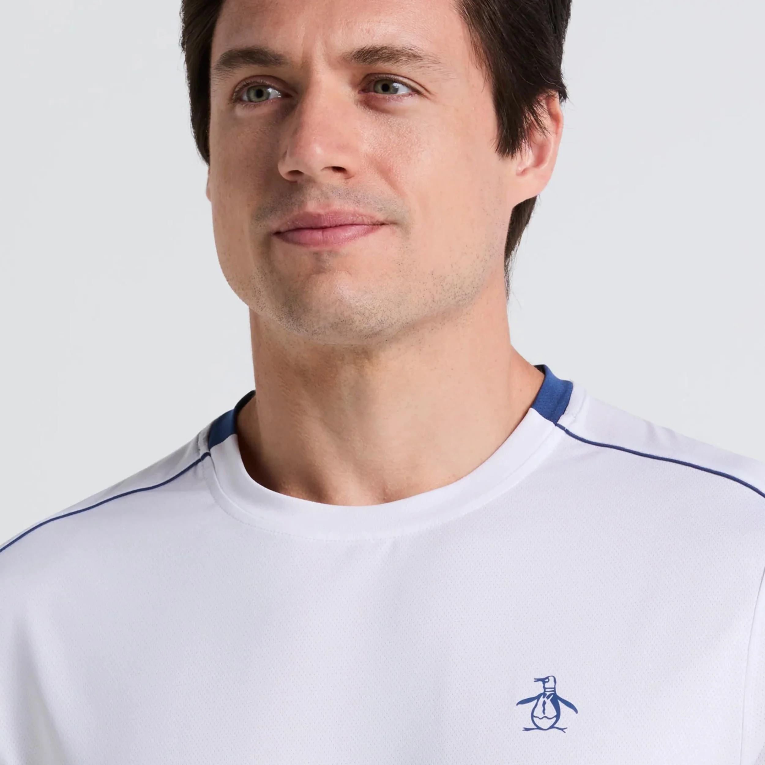 Performance Net Block Camiseta De Manga Corta Hombres-Blanco - Image 3