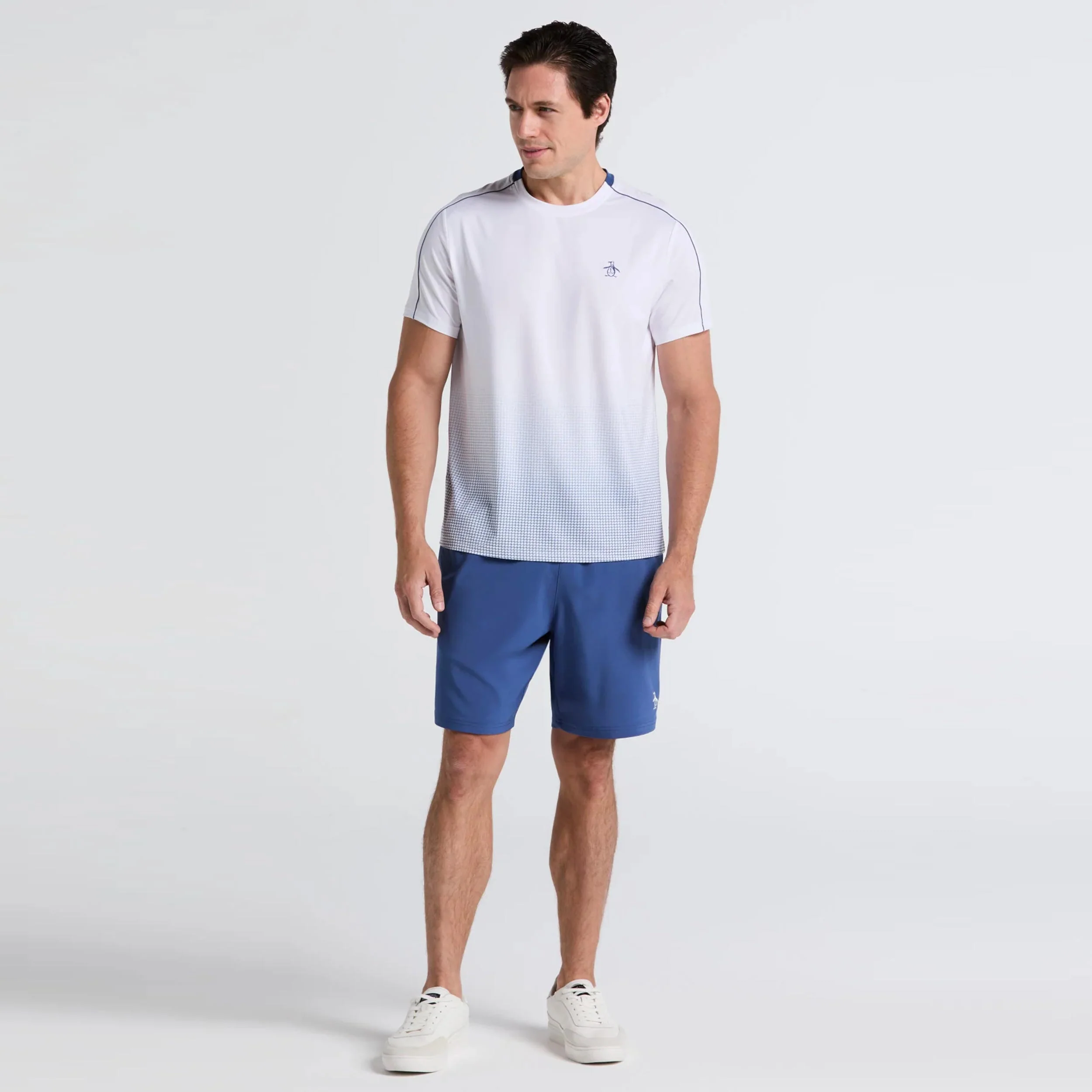 Performance Net Block Camiseta De Manga Corta Hombres-Blanco - Image 4