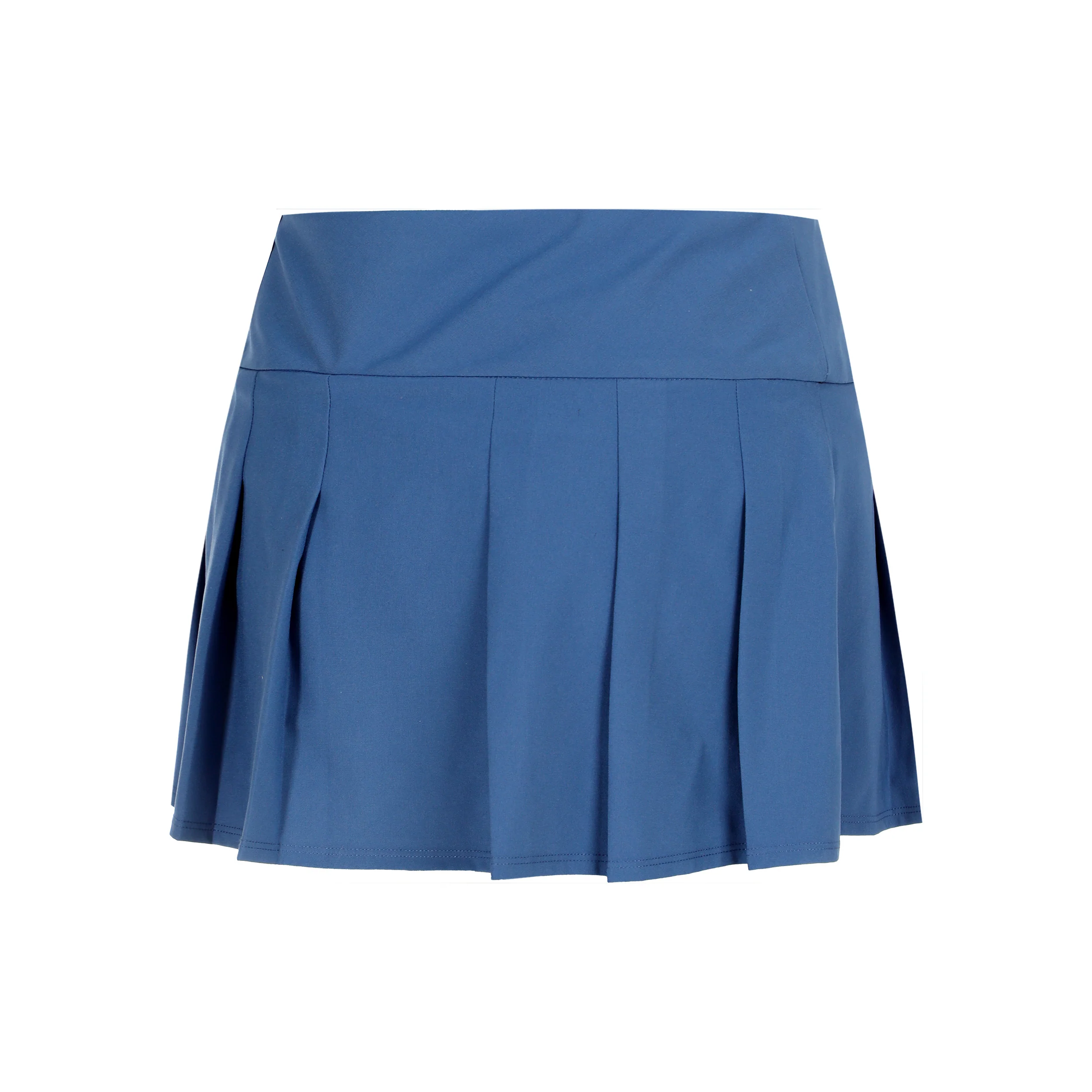 Pleated Falda Mujeres-Azul Oscuro - Image 2